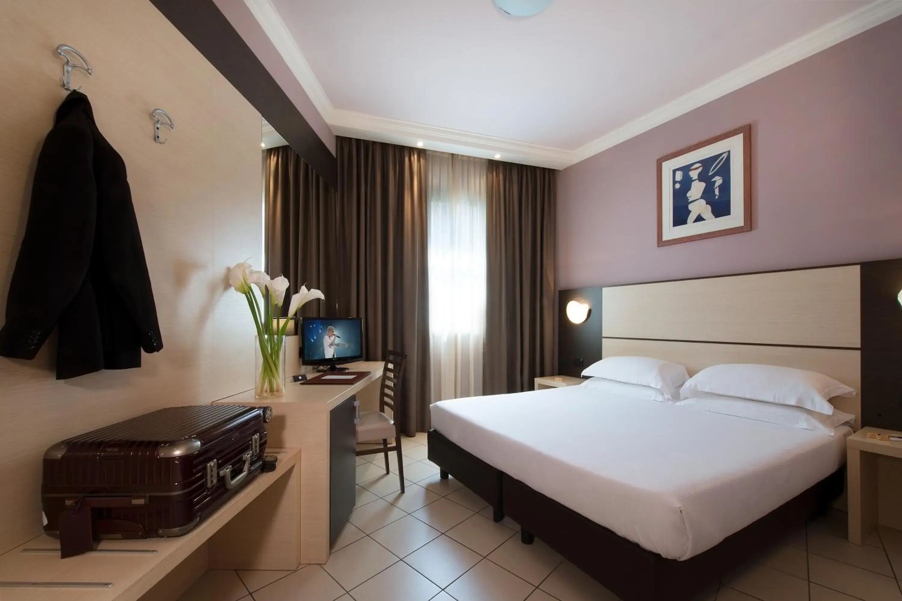 Bedroom, Room Photo in CDH Hotel La Spezia