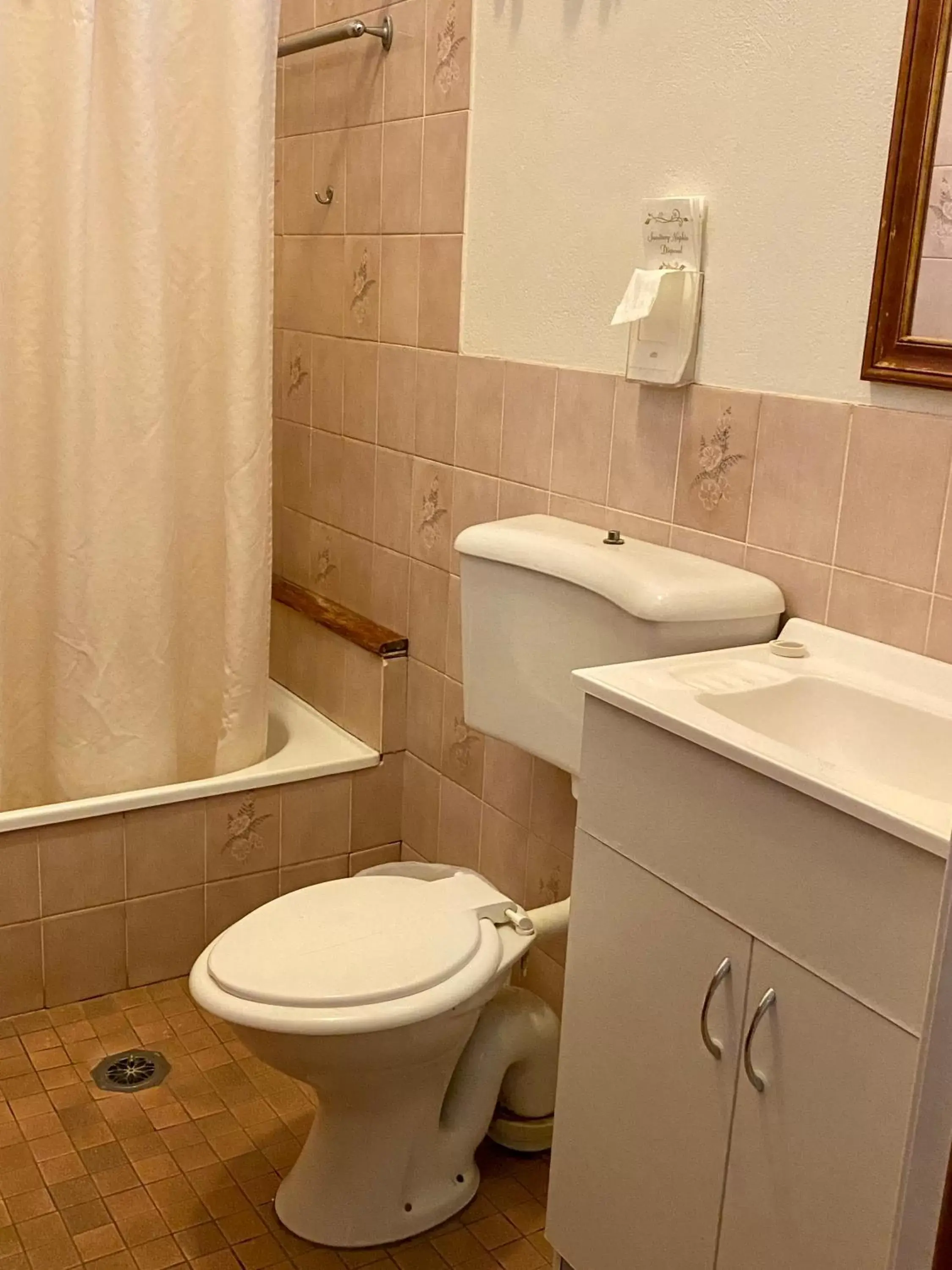 Shower, Bathroom in County Lodge Motor Inn