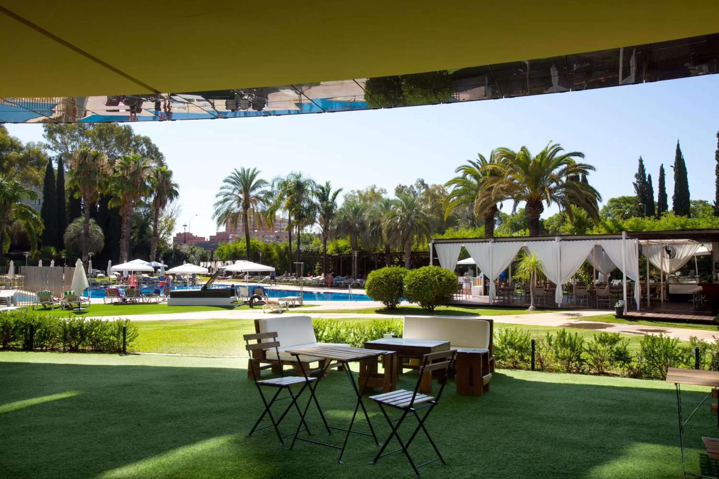 Garden in Silken Al-Andalus Palace