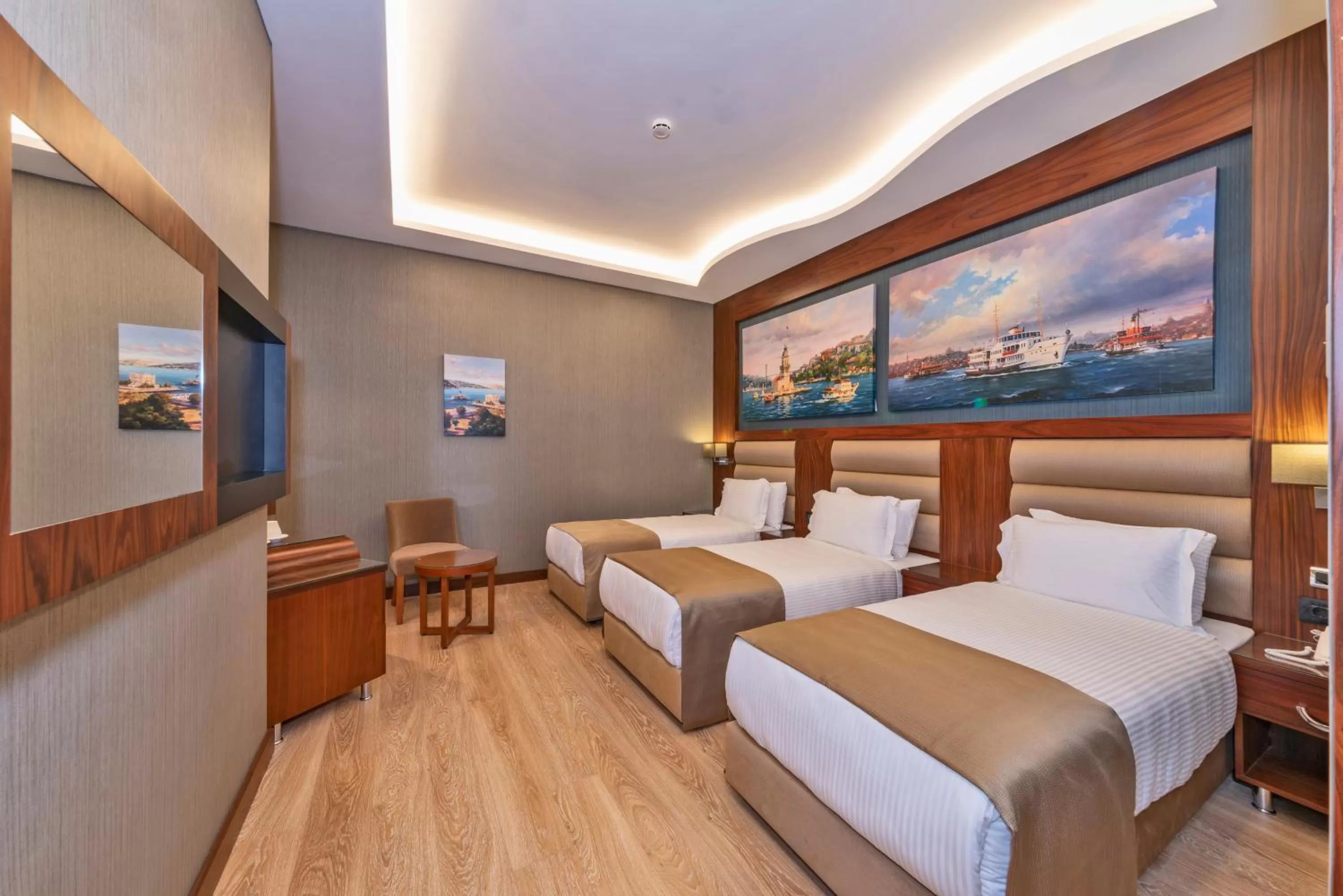 Bed in Piya Sport Hotel