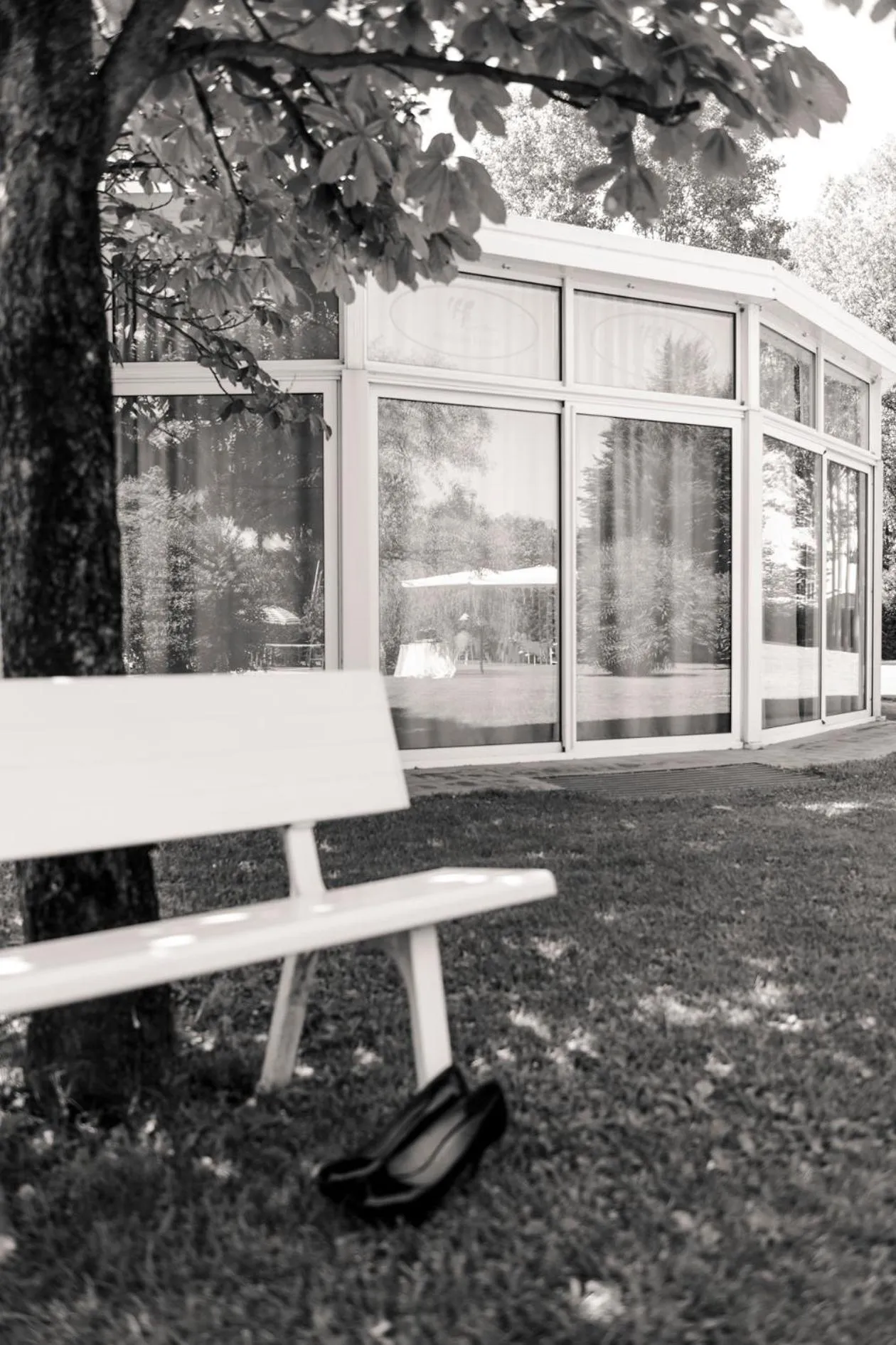 Patio in Relais Leon d'Oro
