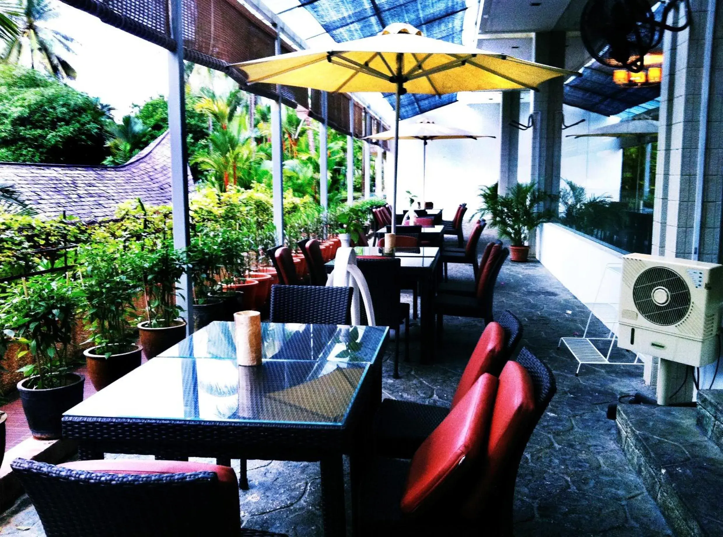 Patio, Restaurant/Places to Eat in Batam View Beach Resort