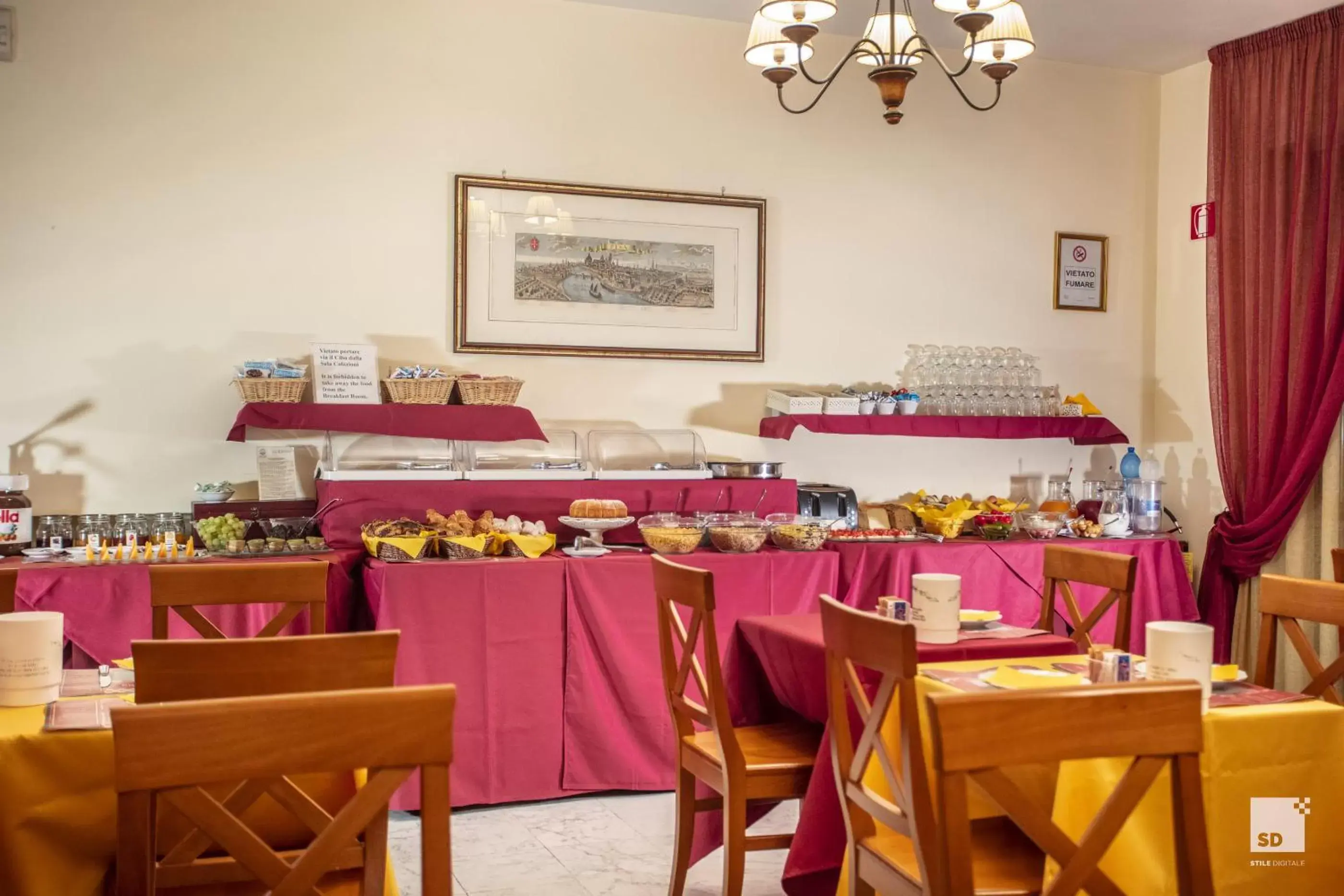 Breakfast, Restaurant/Places to Eat in Hotel Alessandro Della Spina
