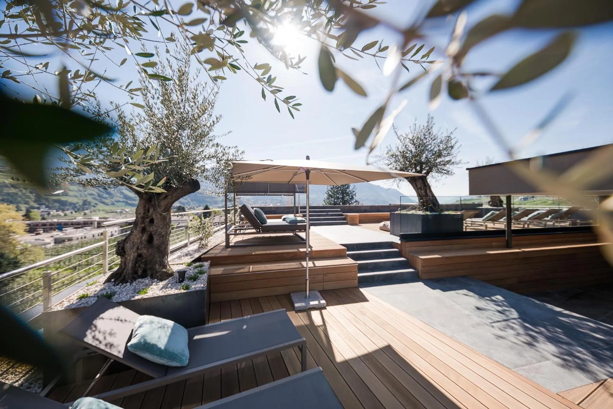 Swimming pool in Hotel Das Dorner