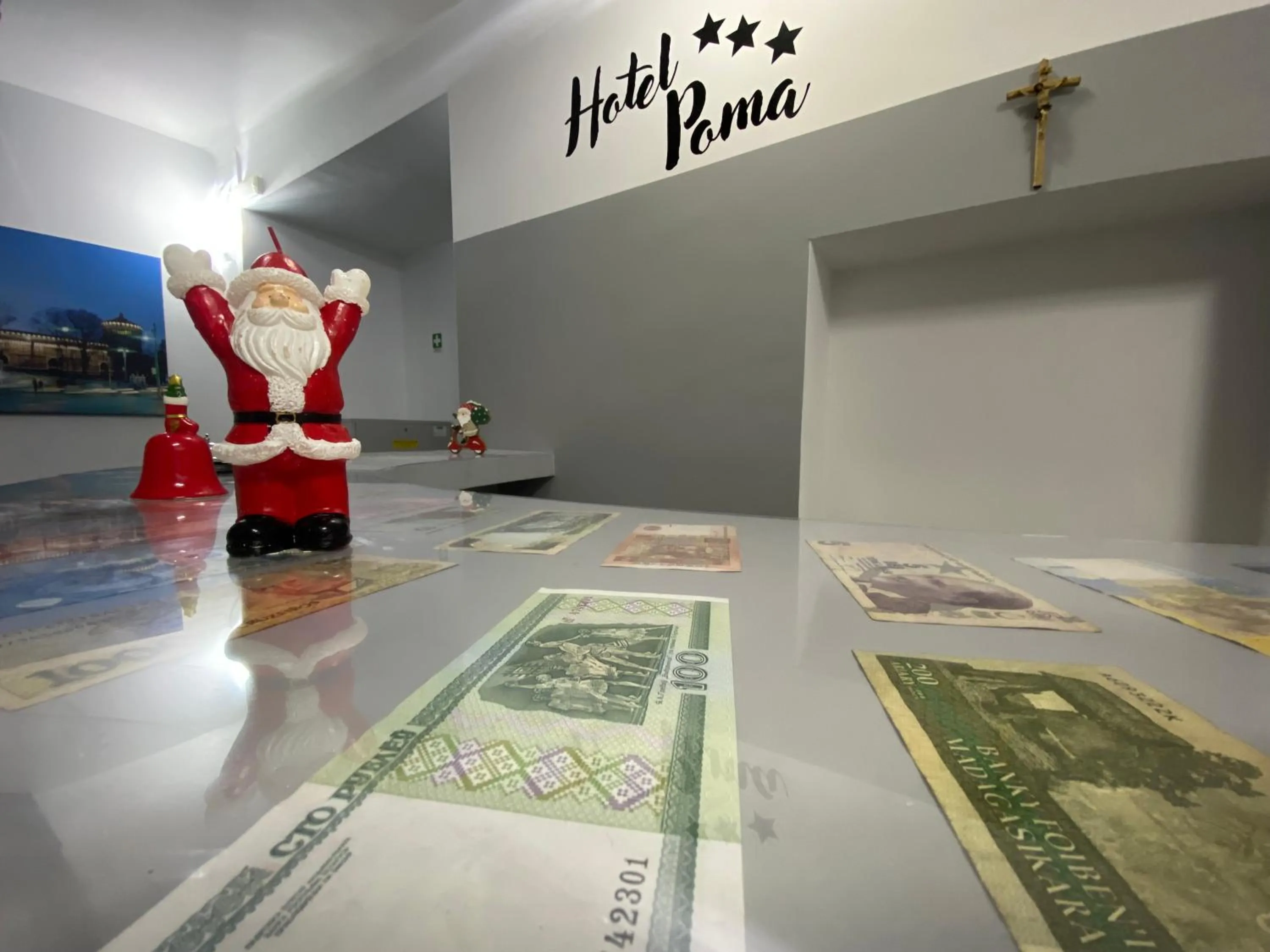 Lobby or reception in HOTEL Poma