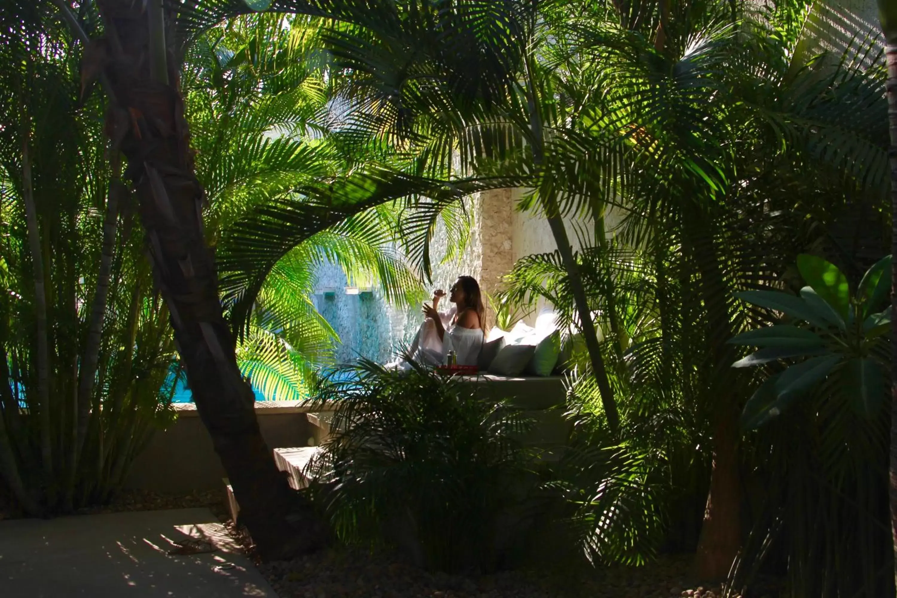 Garden in The Diplomat Boutique Hotel