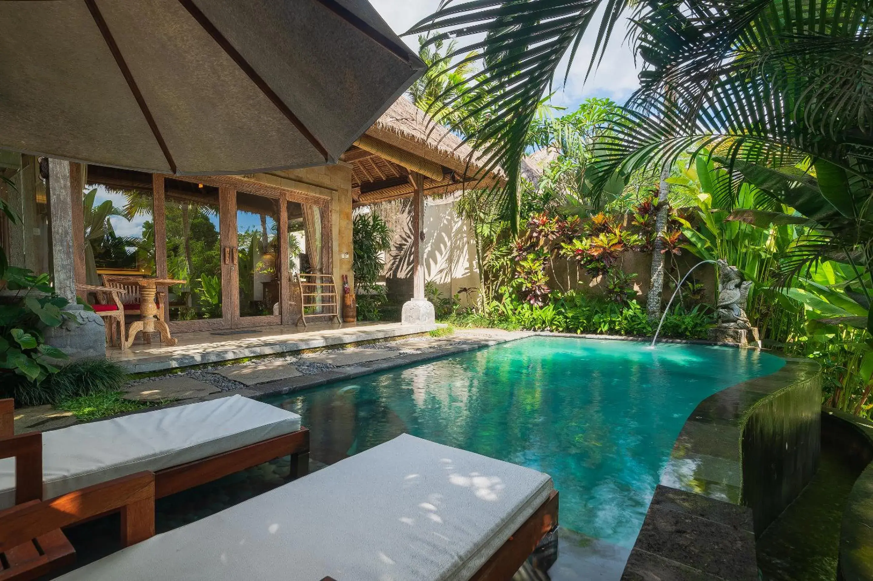 Balcony/Terrace, Swimming Pool in The Udaya Resorts and Spa