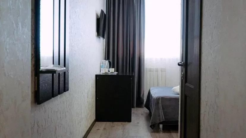 Bathroom, Bed in Rush Hotel