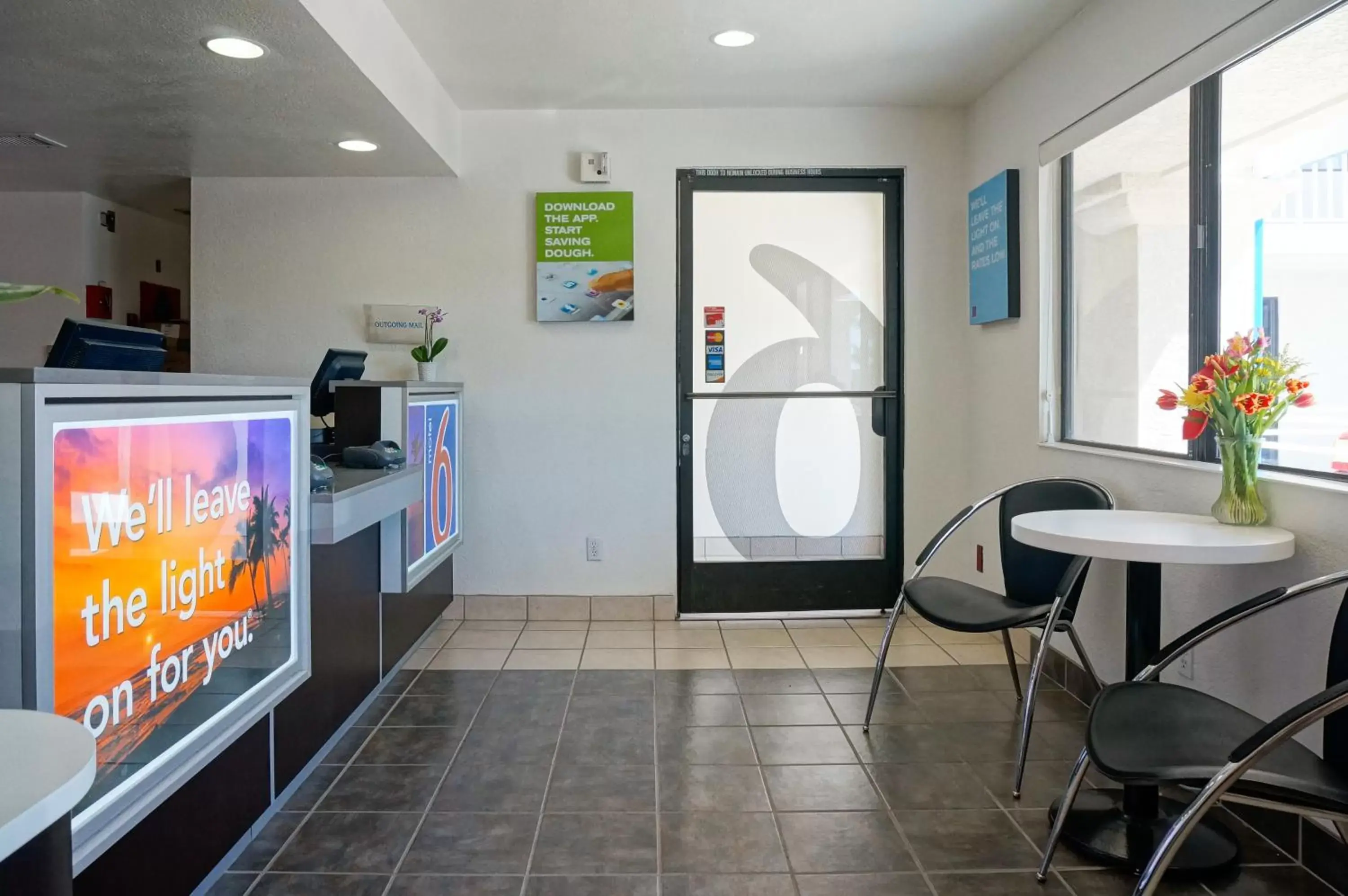 Lobby or reception, Kitchen/Kitchenette in Motel 6-Carlsbad, CA Beach