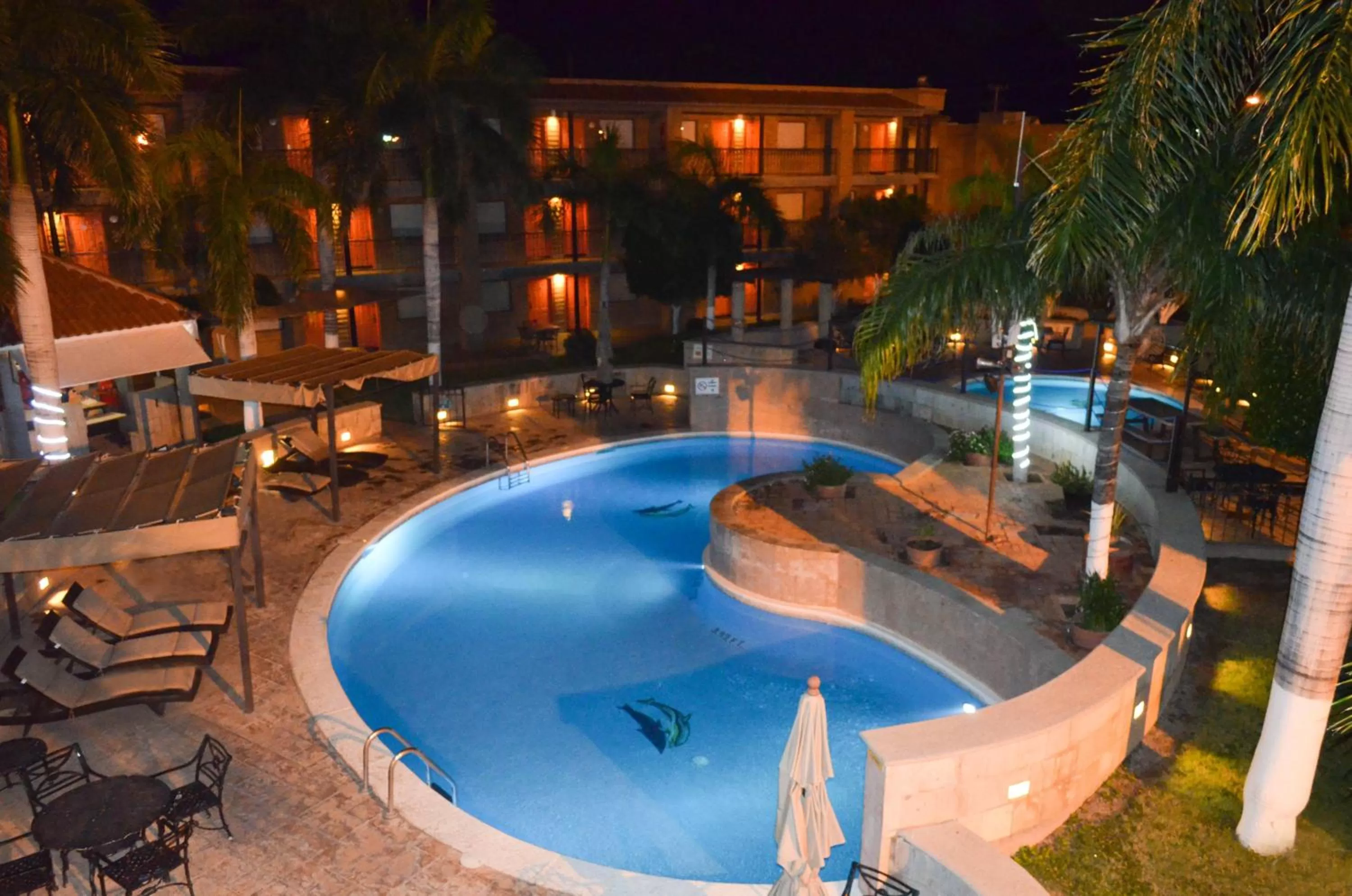 Pool view in Hotel Colonial Hermosillo