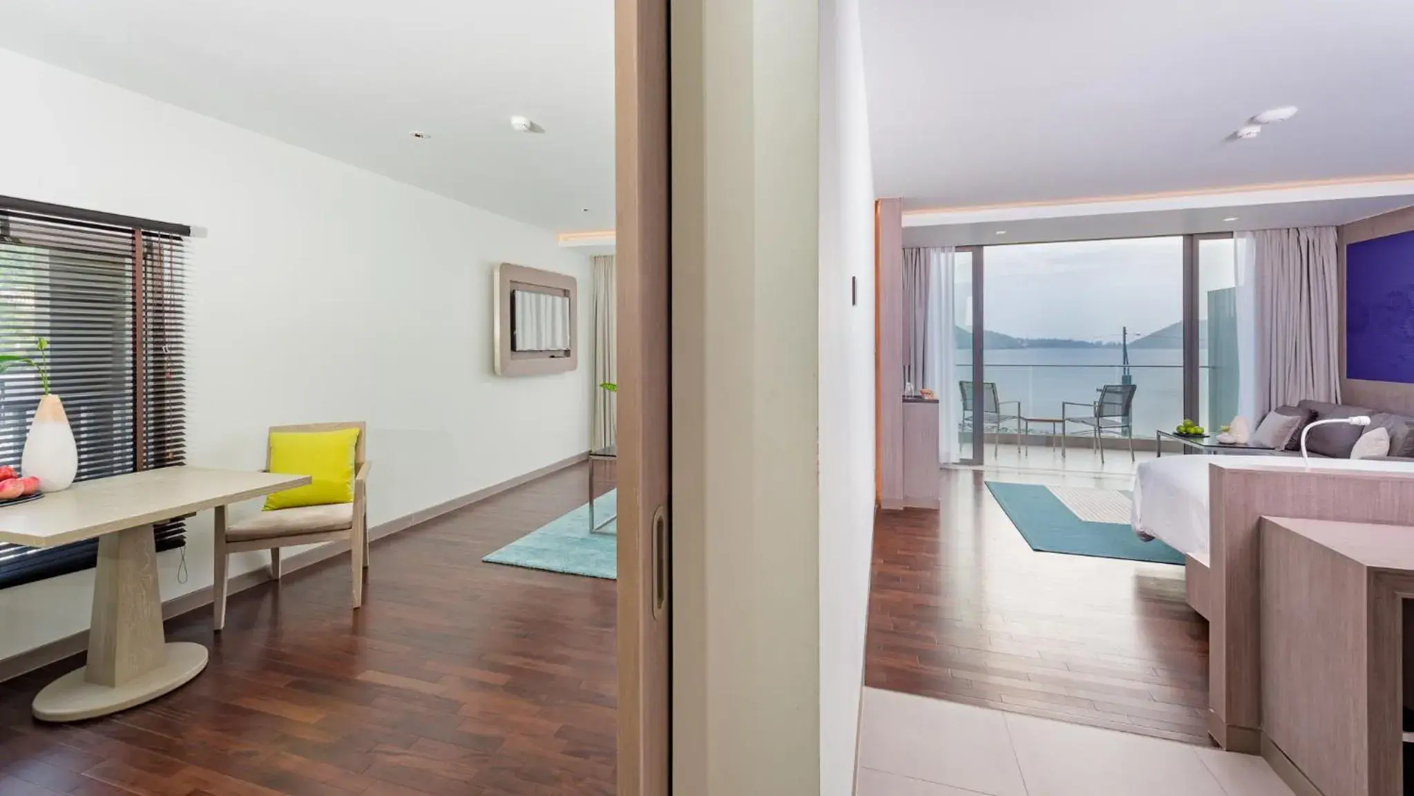 Living room in Oceanfront Beach Resort - SHA Extra Plus