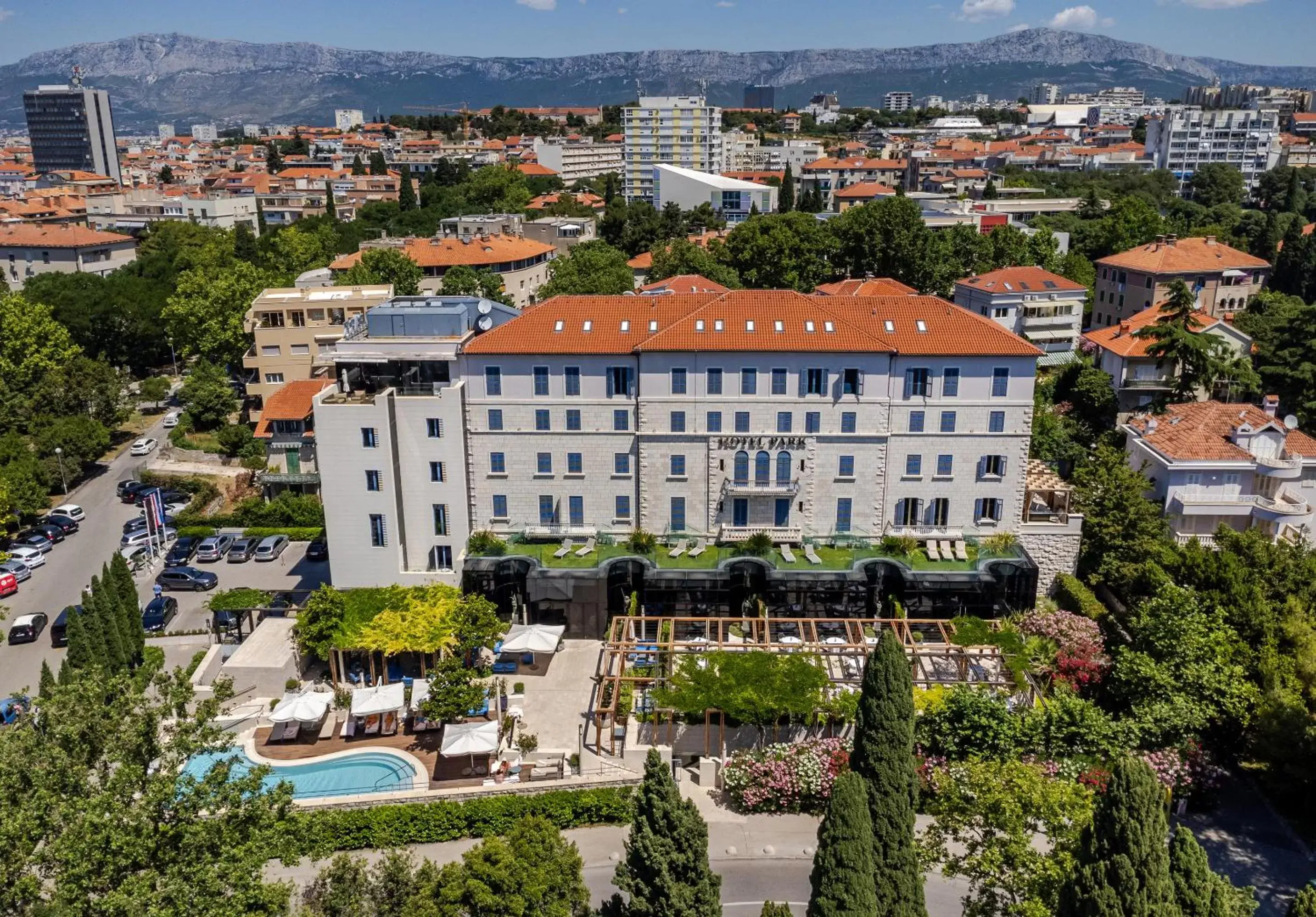 Property building, Bird's-eye View in Hotel Park Split
