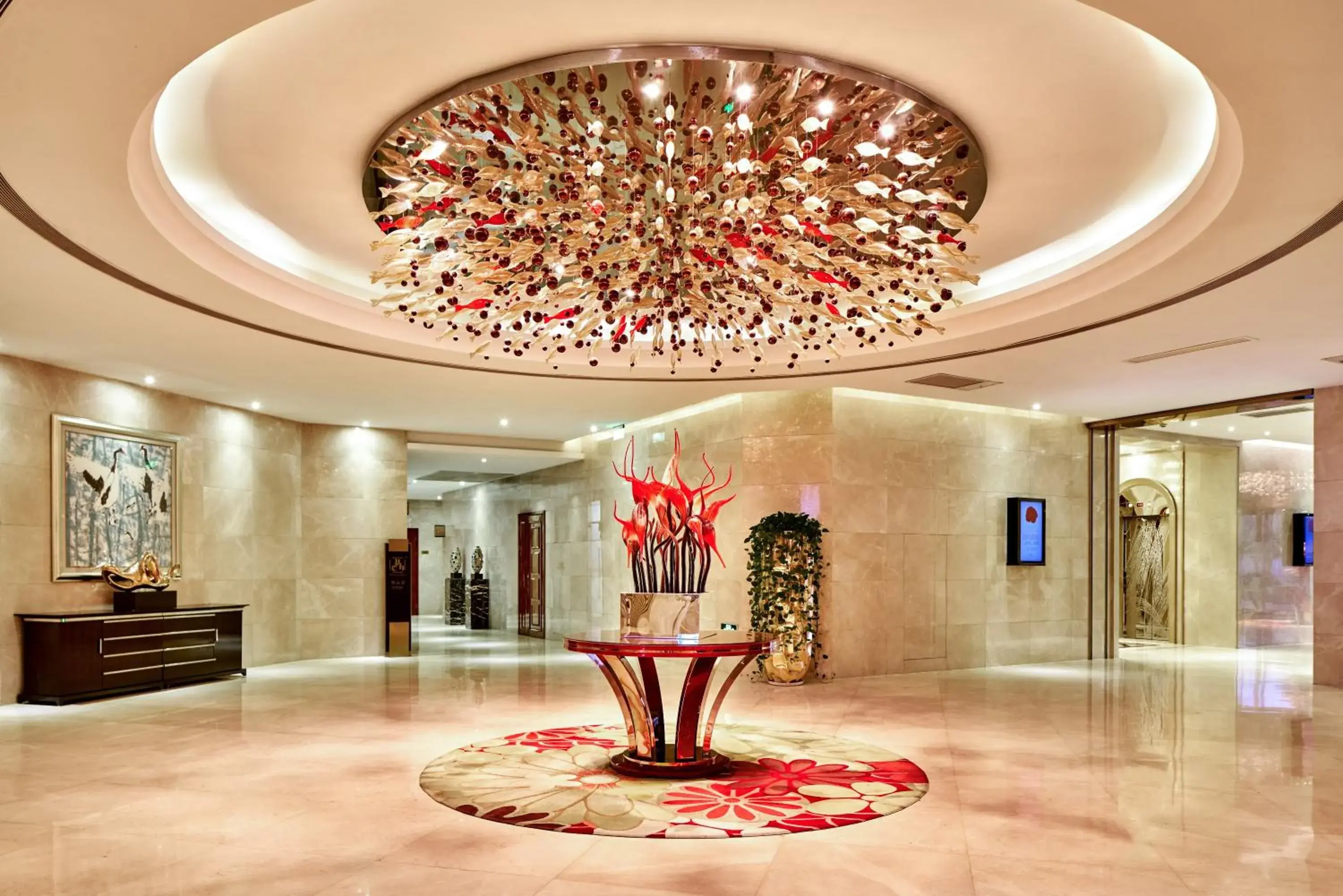 Property building, Lobby/Reception in Crowne Plaza Zhenjiang, an IHG Hotel