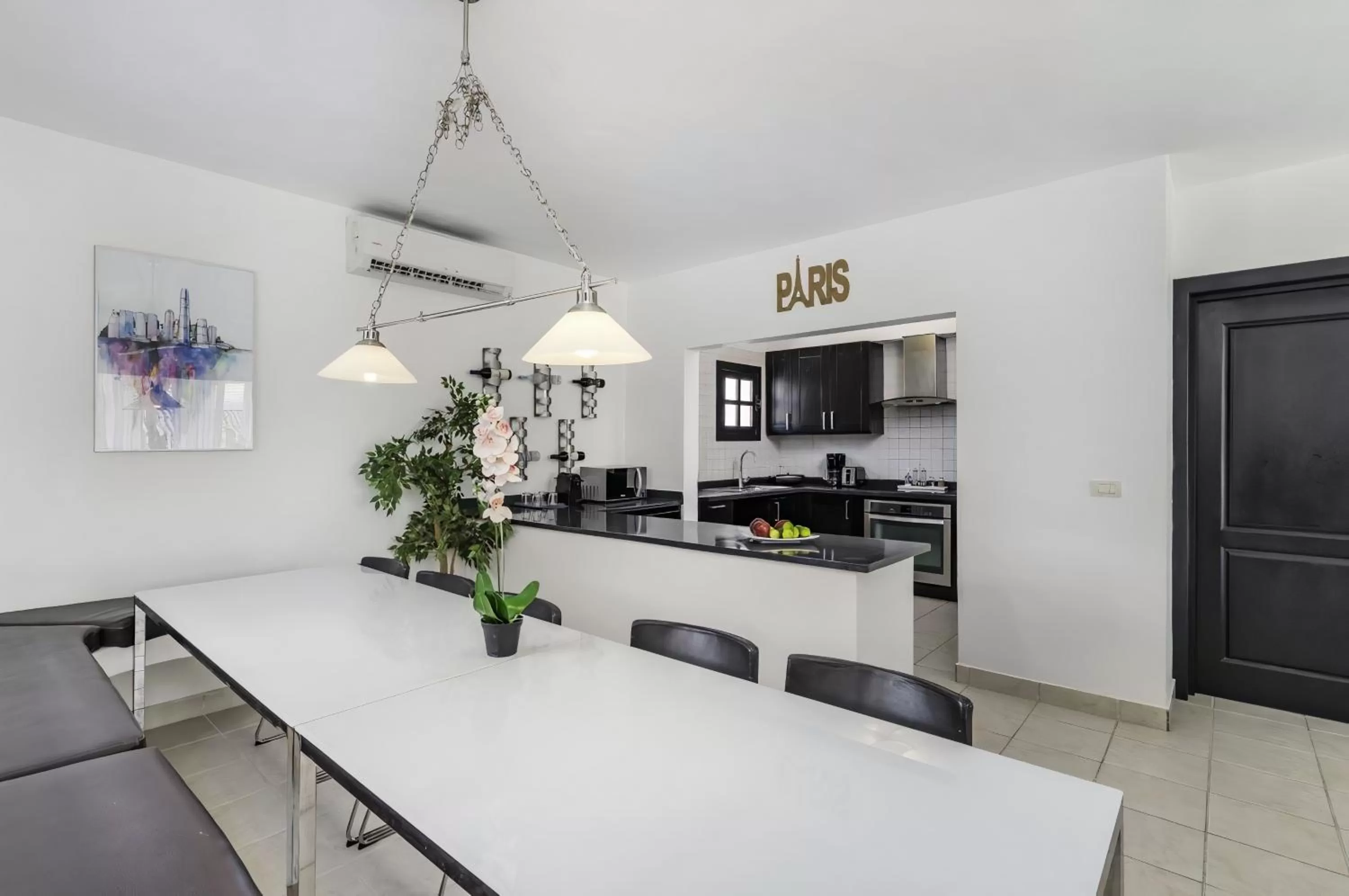 Kitchen or kitchenette in Flor del Mar Condo Punta Cana Beachfront