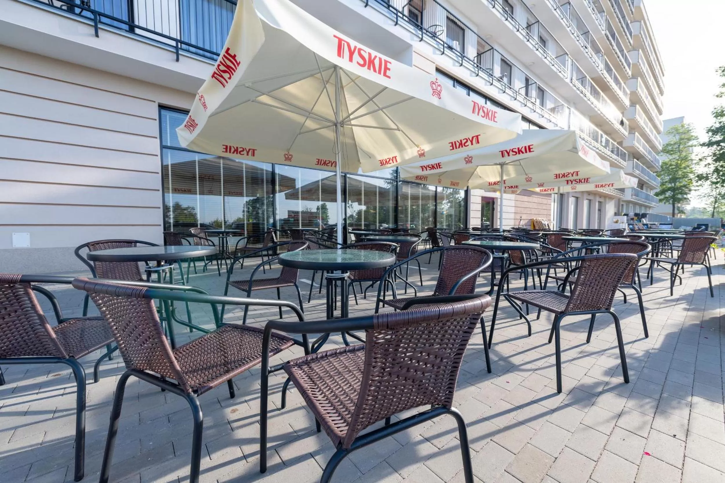 Balcony/Terrace in Blue Marine Mielno