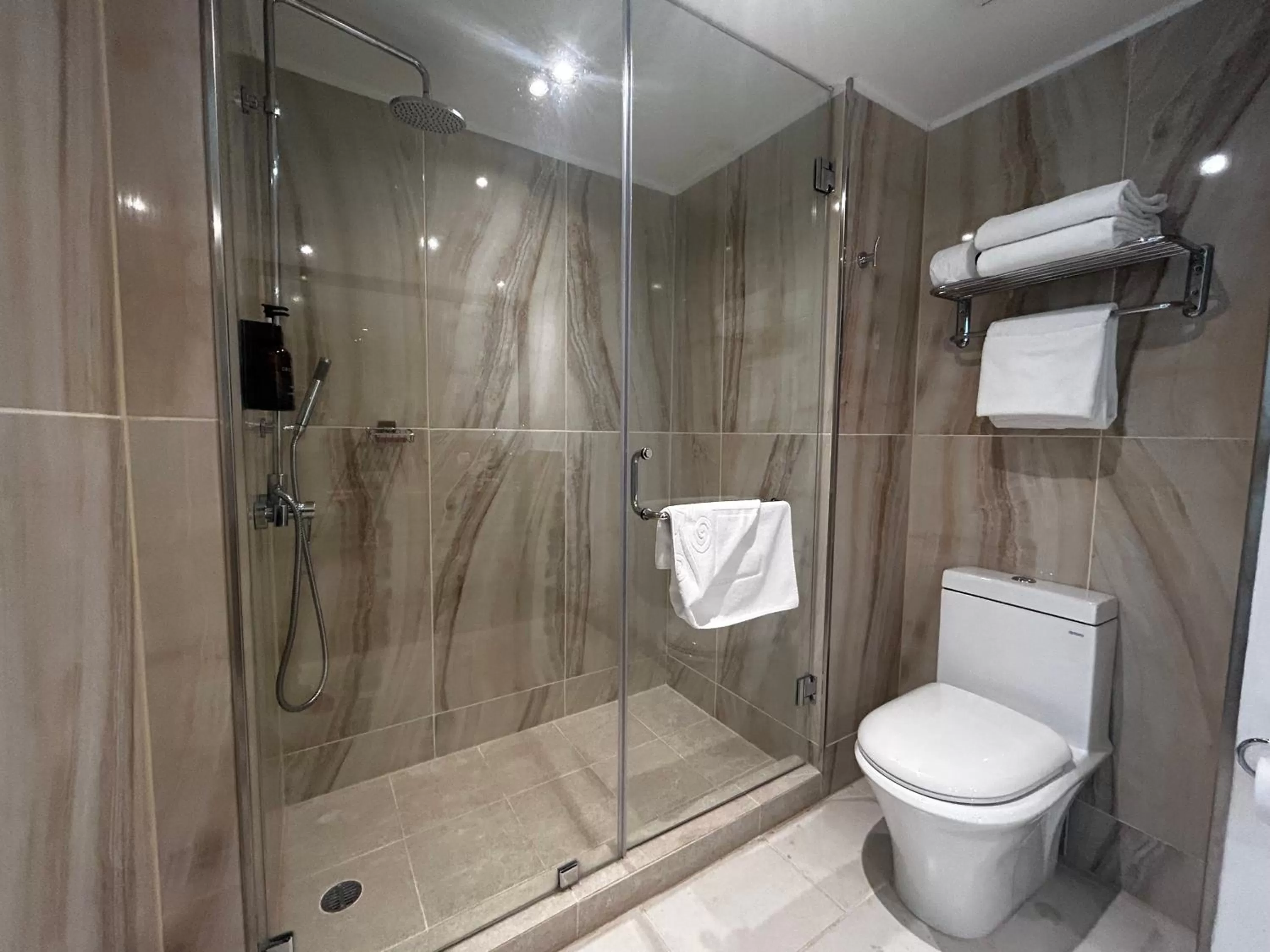 Shower in Decapolis Hotel Panama City