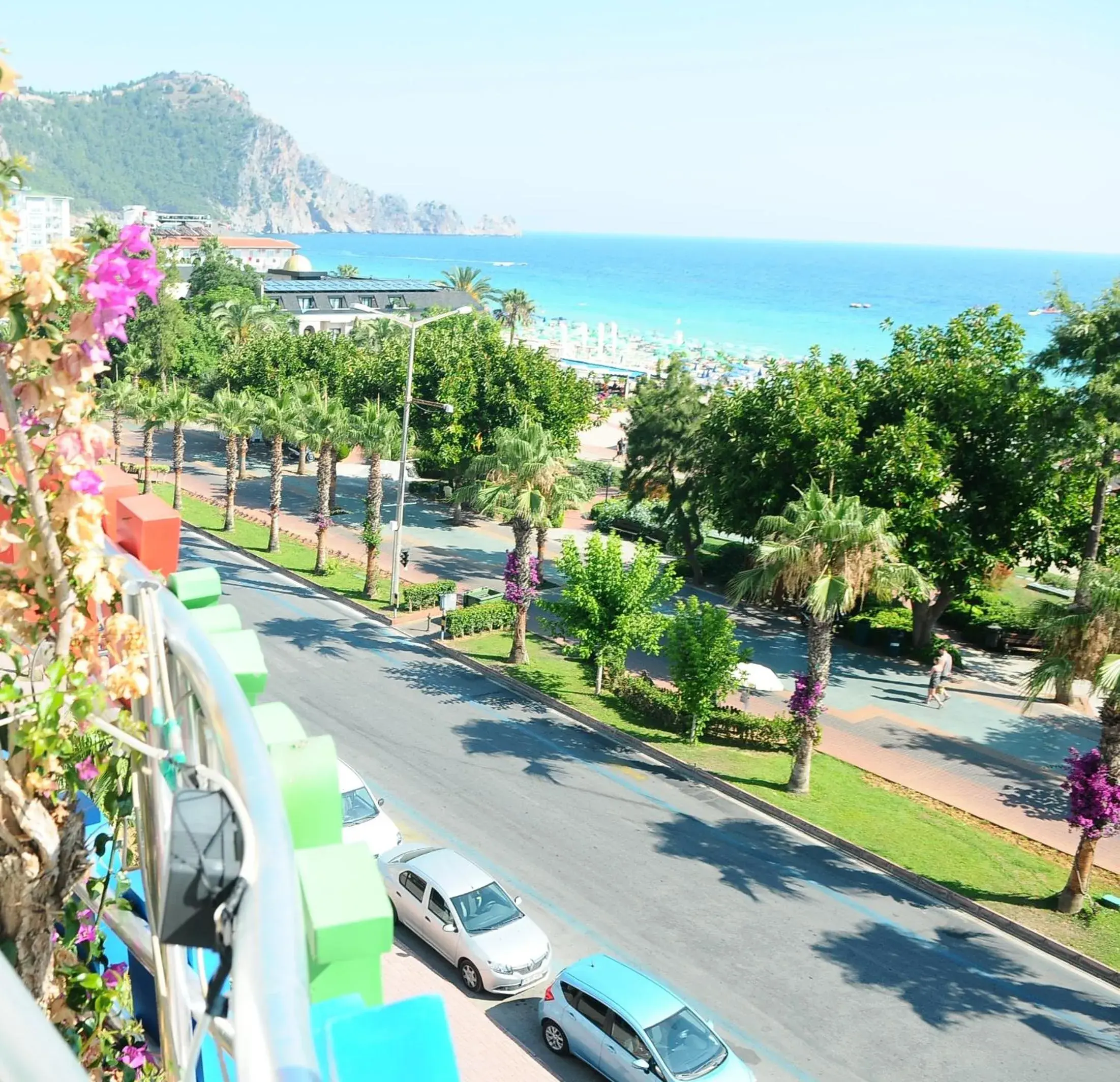 Sea view in Kleopatra Beach Yildiz Hotel