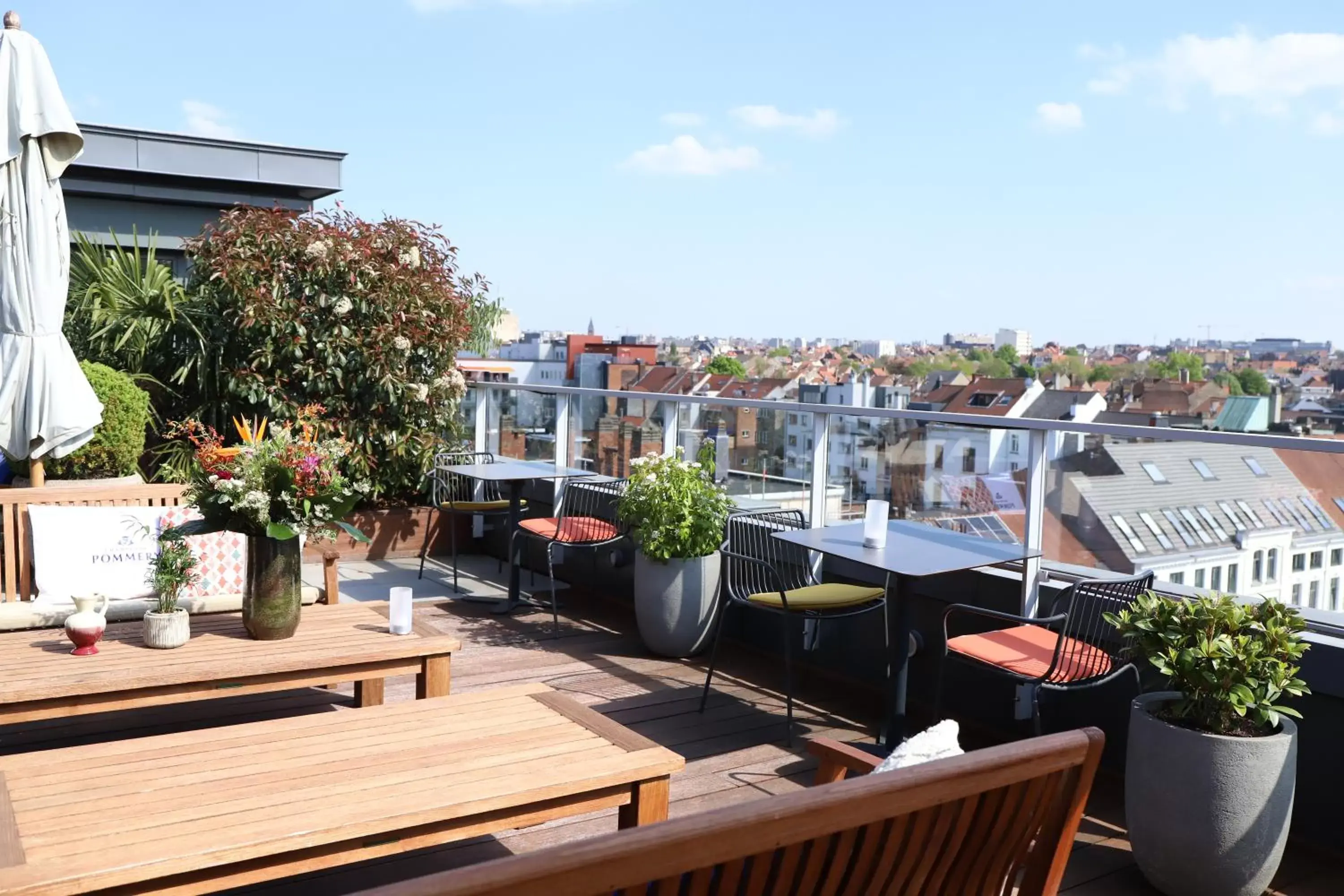 Patio in Sofitel Brussels Europe