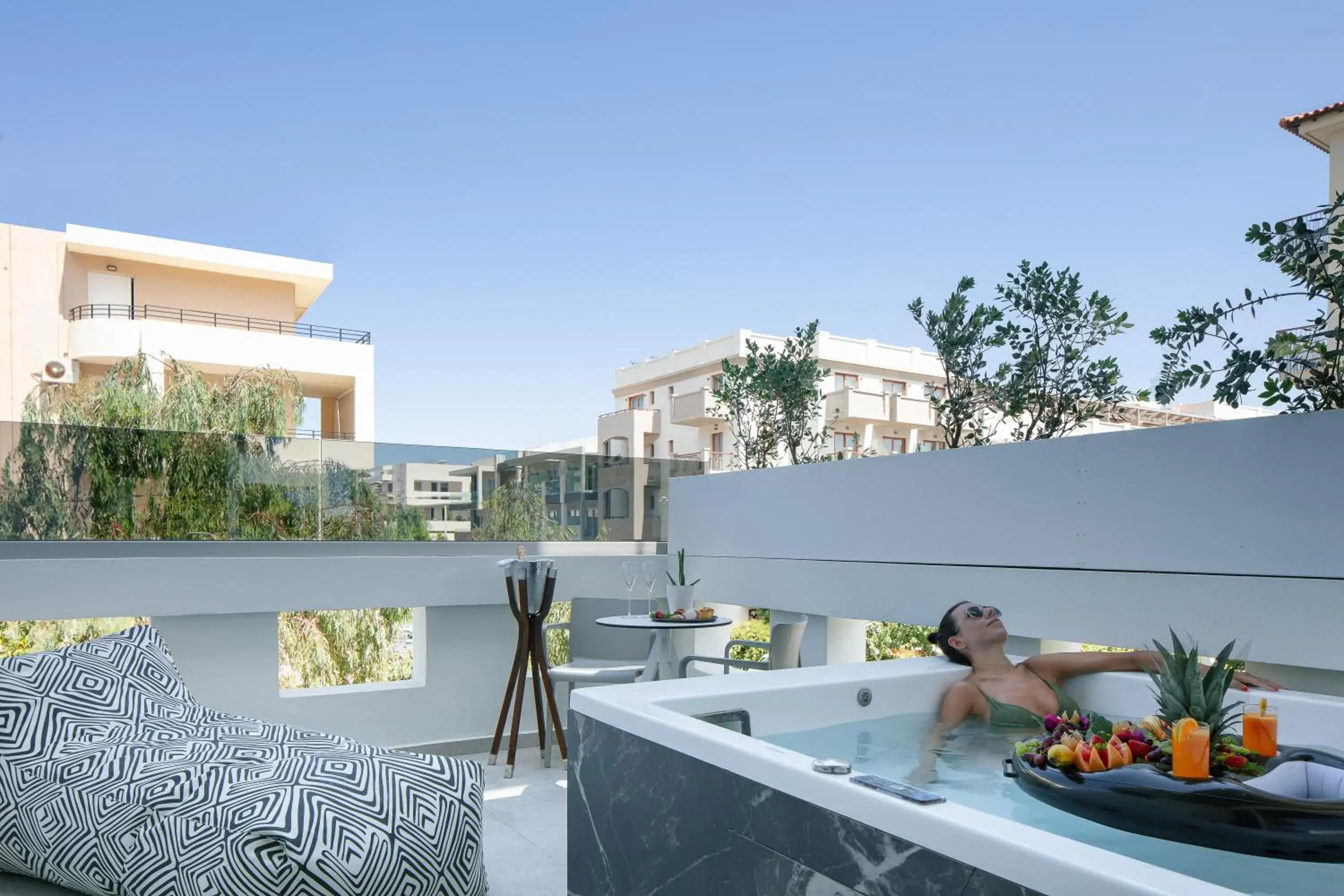 Hot Tub in Atrium Ambiance Hotel