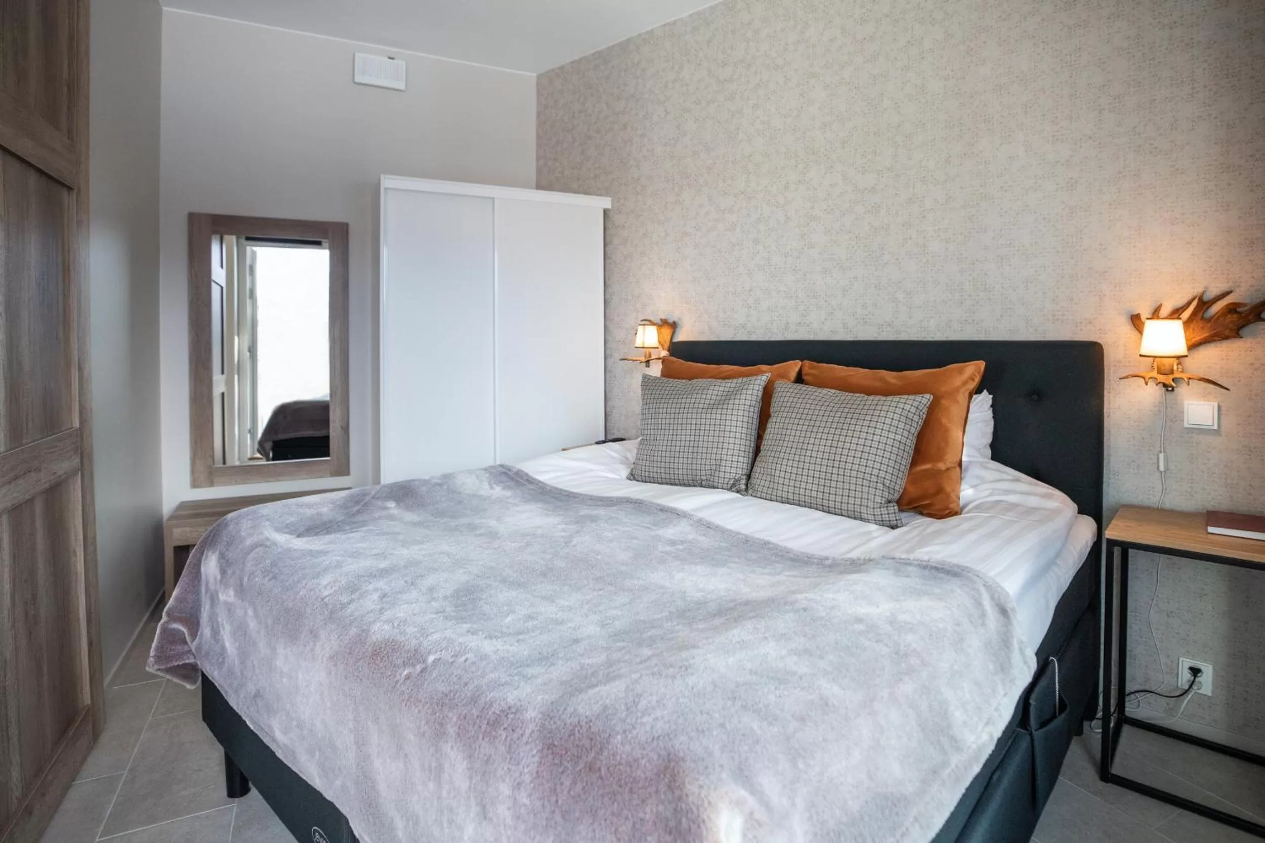 Bedroom, Bed in Santa Claus Holiday Village