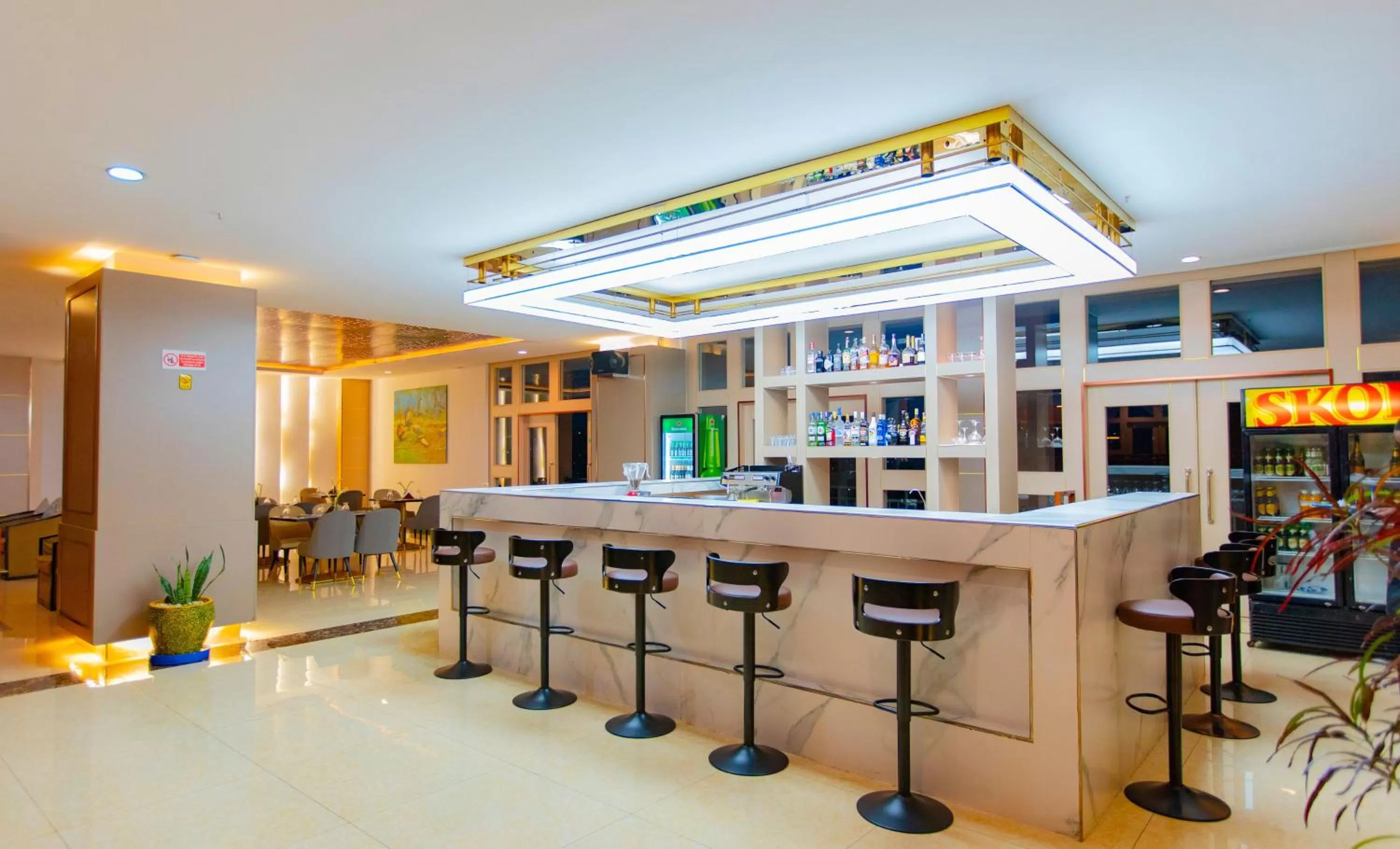 Lounge or bar in M Hotel Kigali