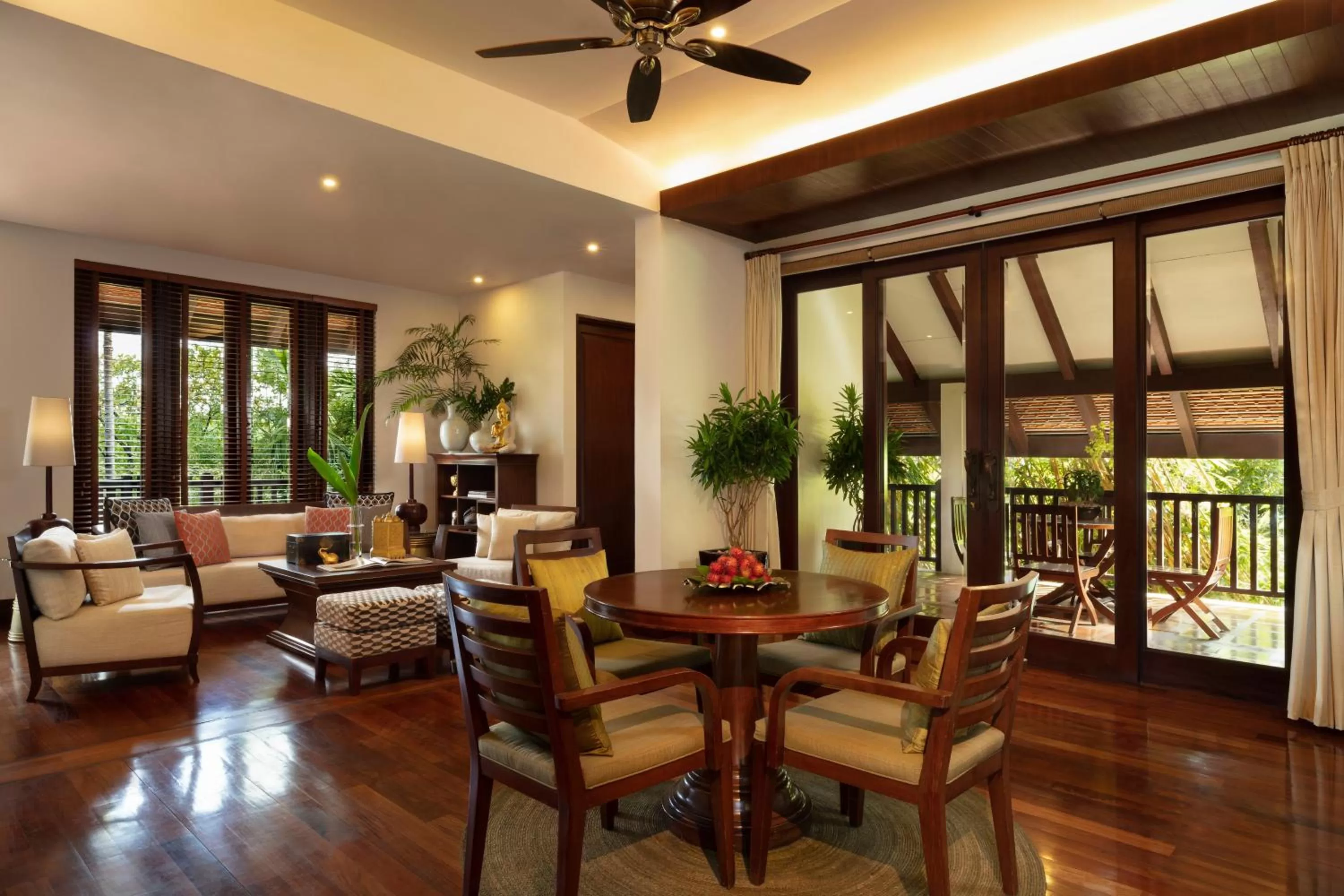 Living room in Anantara Angkor Resort