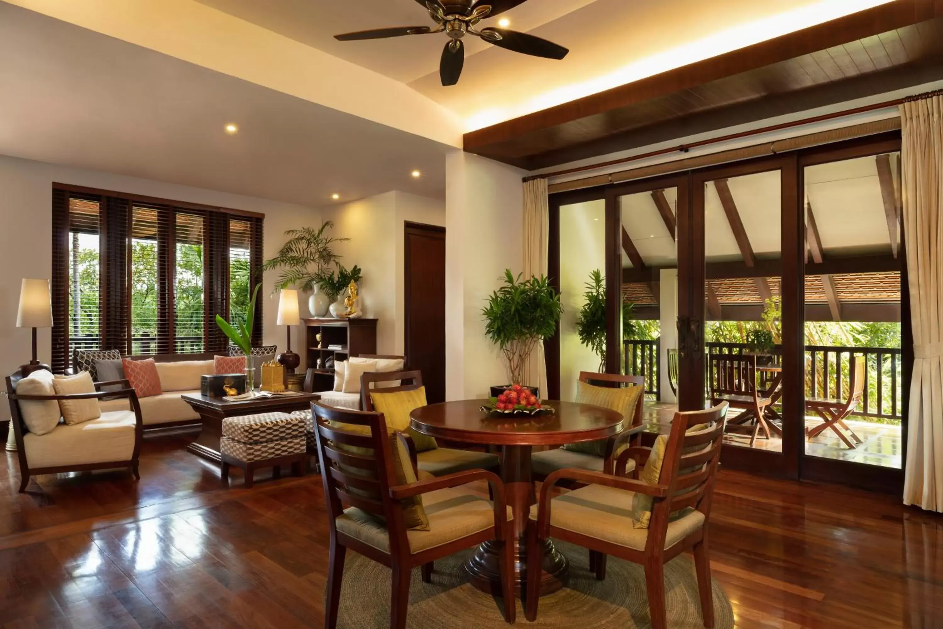 Living room in Anantara Angkor Resort Living room in Anantara Angkor Resort