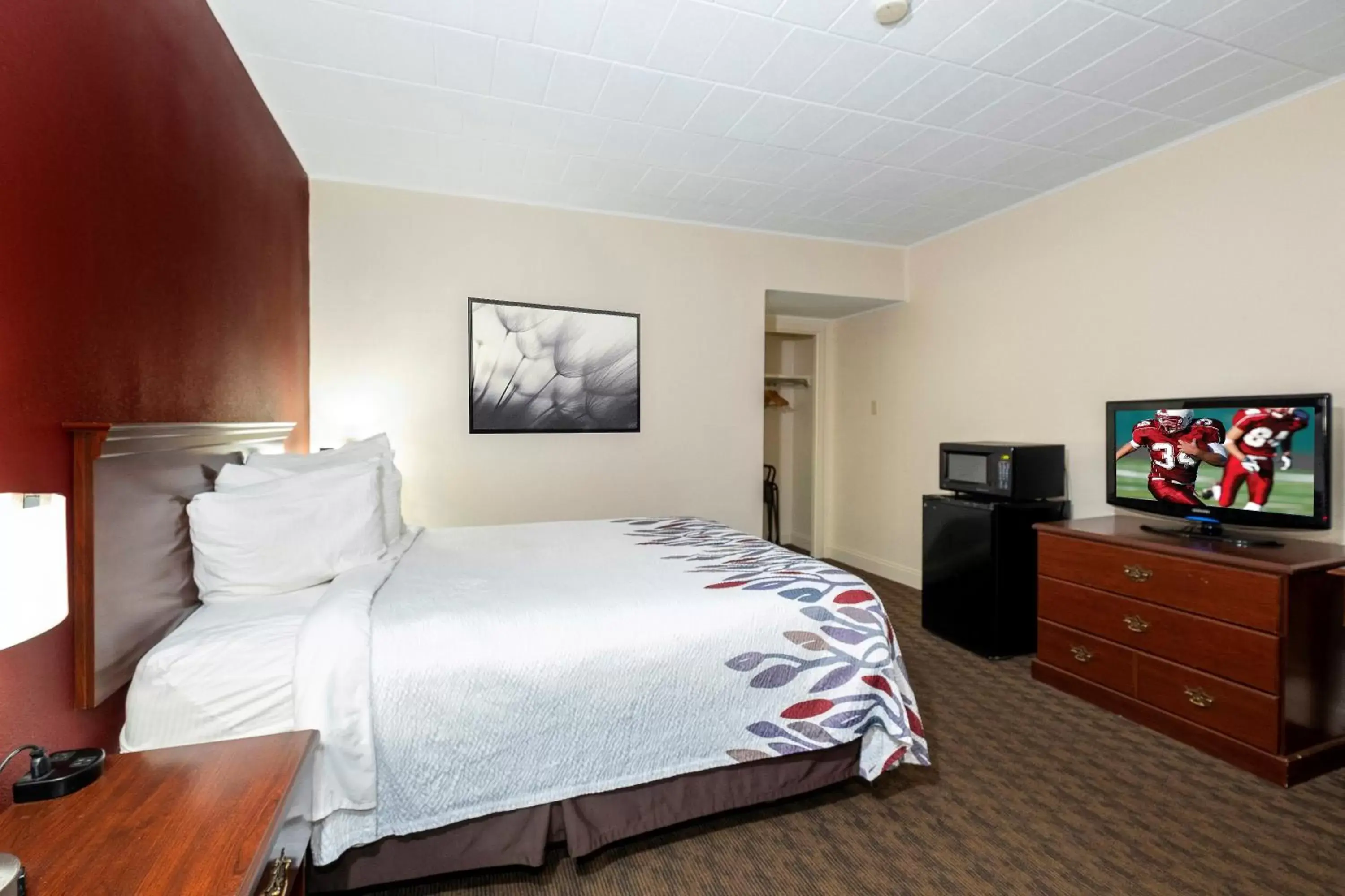 Bedroom, Bed in Red Roof Inn & Suites Hazleton