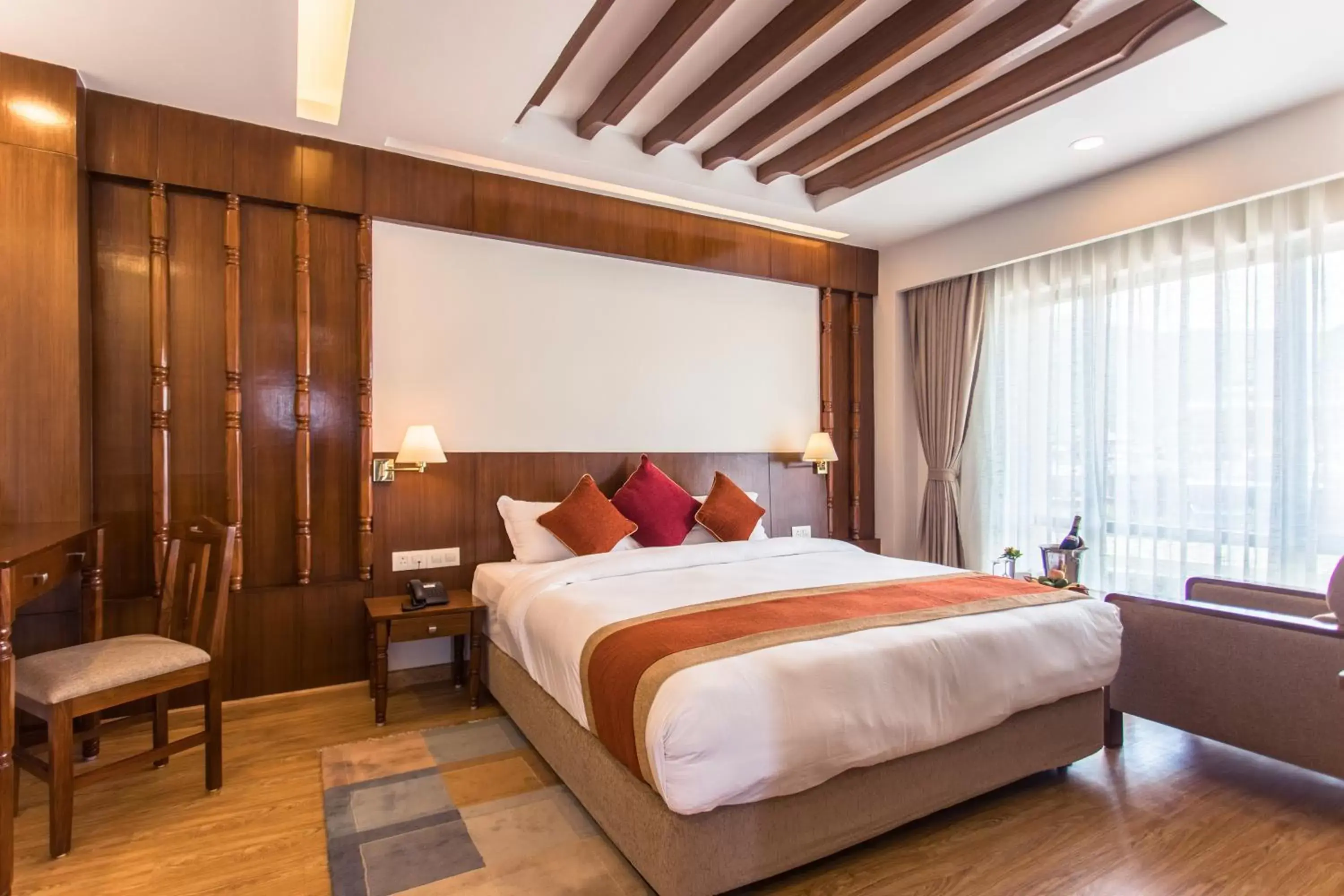 Photo of the whole room, Bed in Landmark Pokhara Photo of the whole room, Bed in Landmark Pokhara