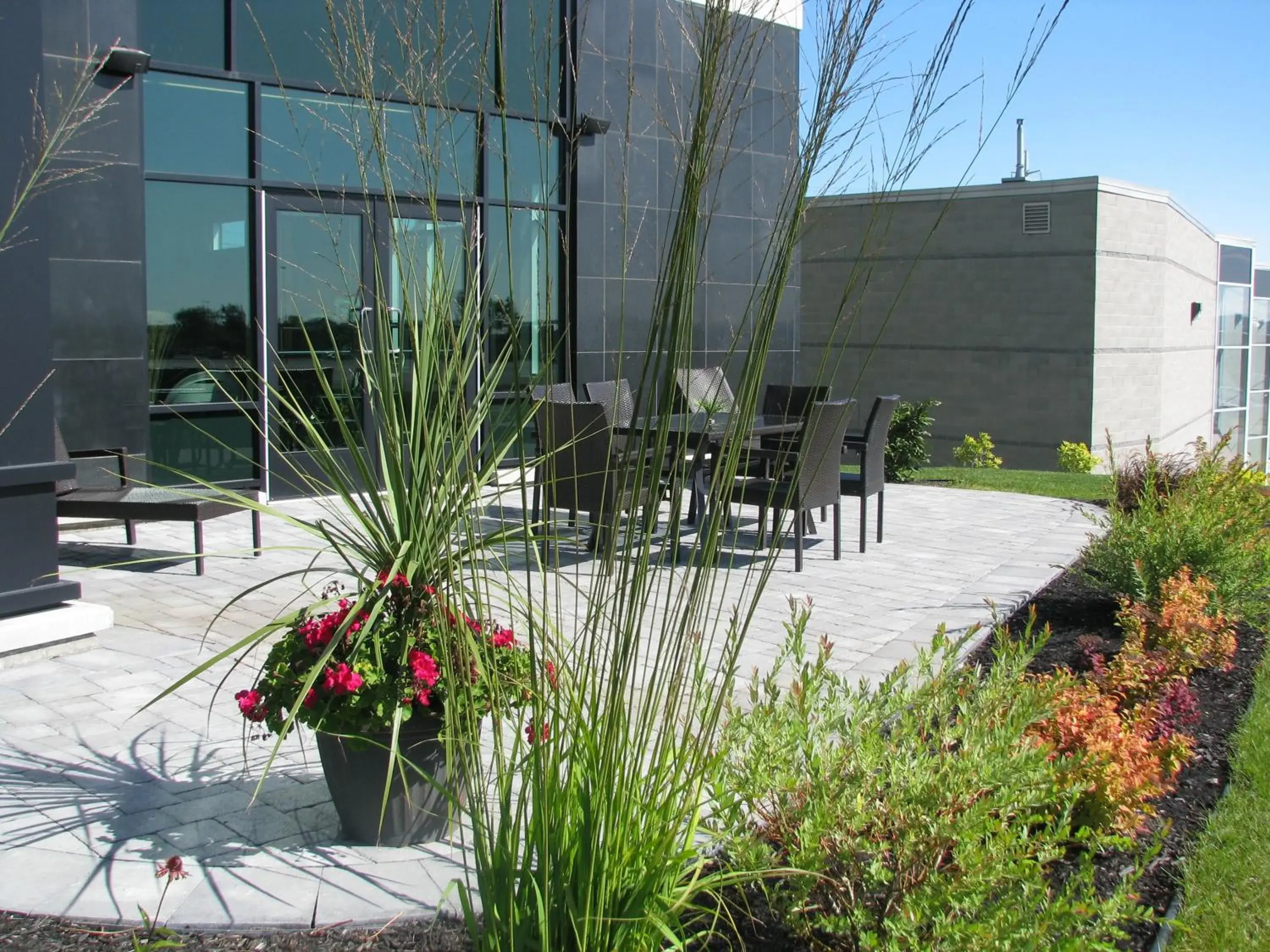 Patio in Grand Times Hotel