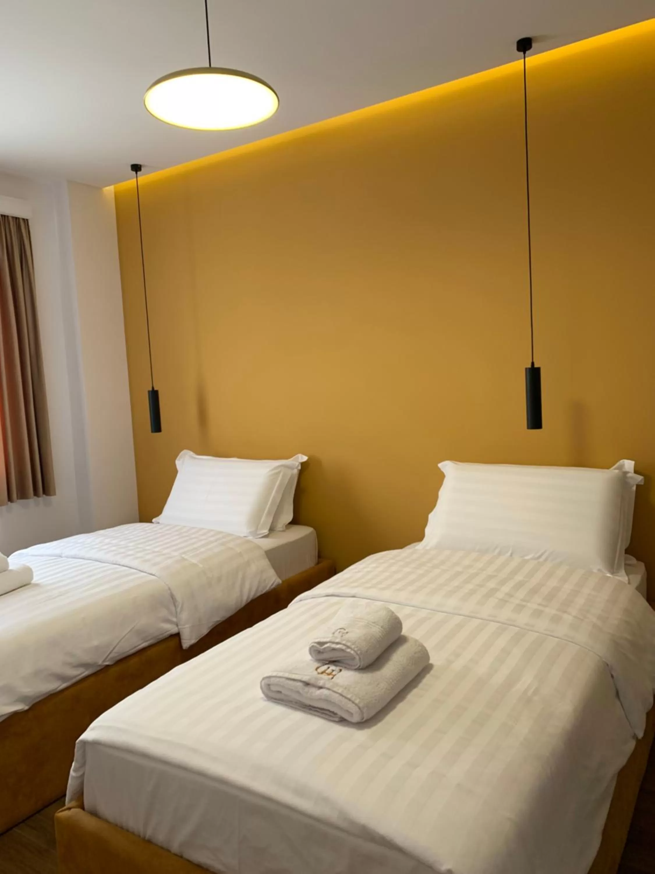 Bed in Grand Hotel Pogradec