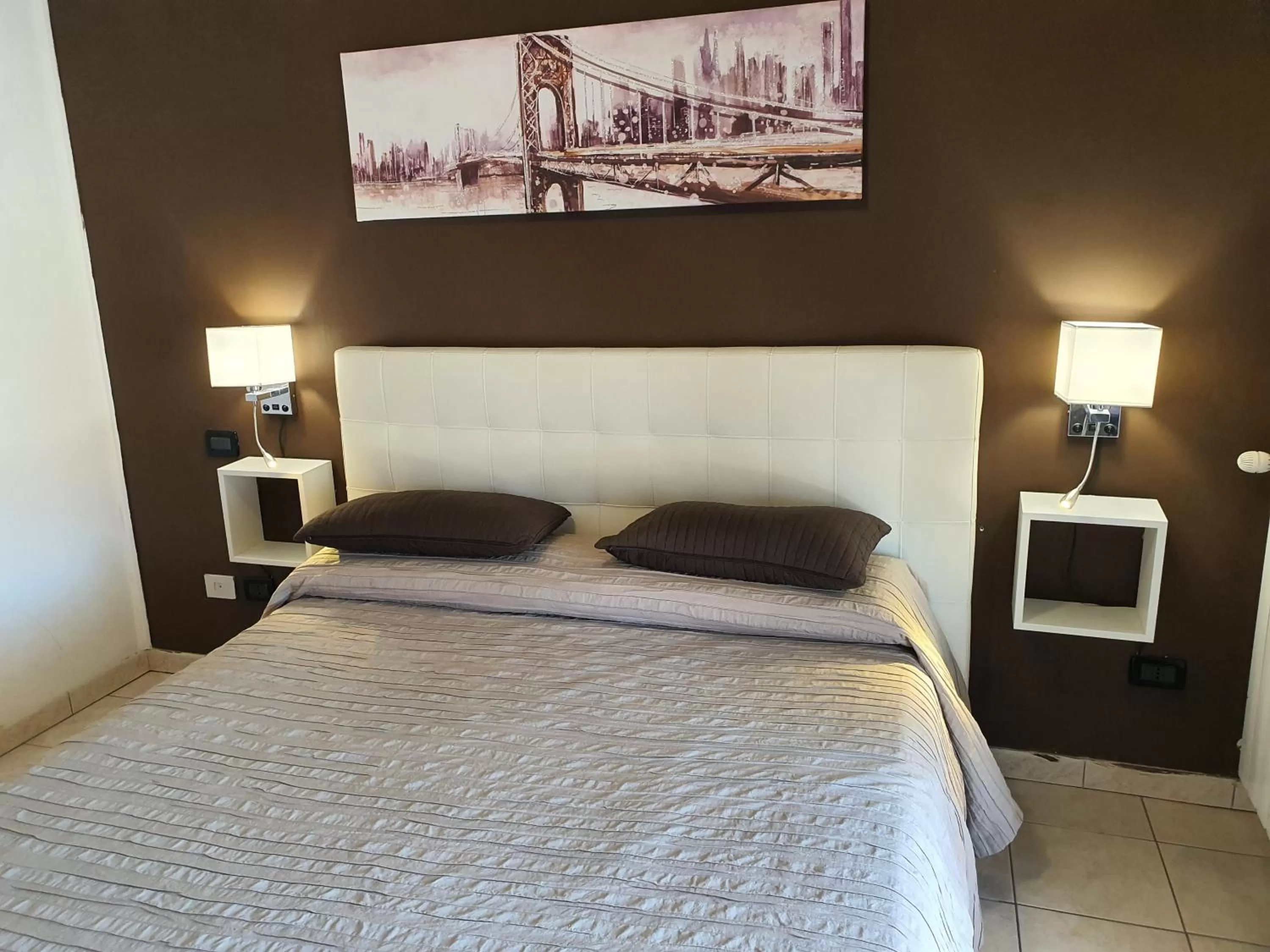 Bed in Guest House Brezza Marina