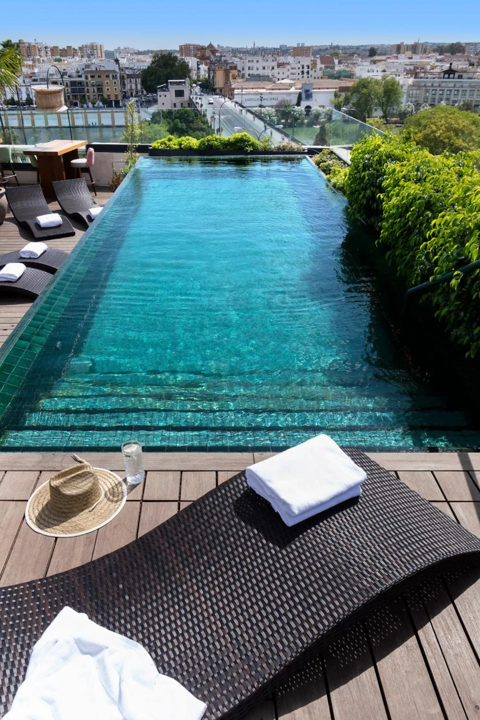 Swimming pool in Hotel Lobby
