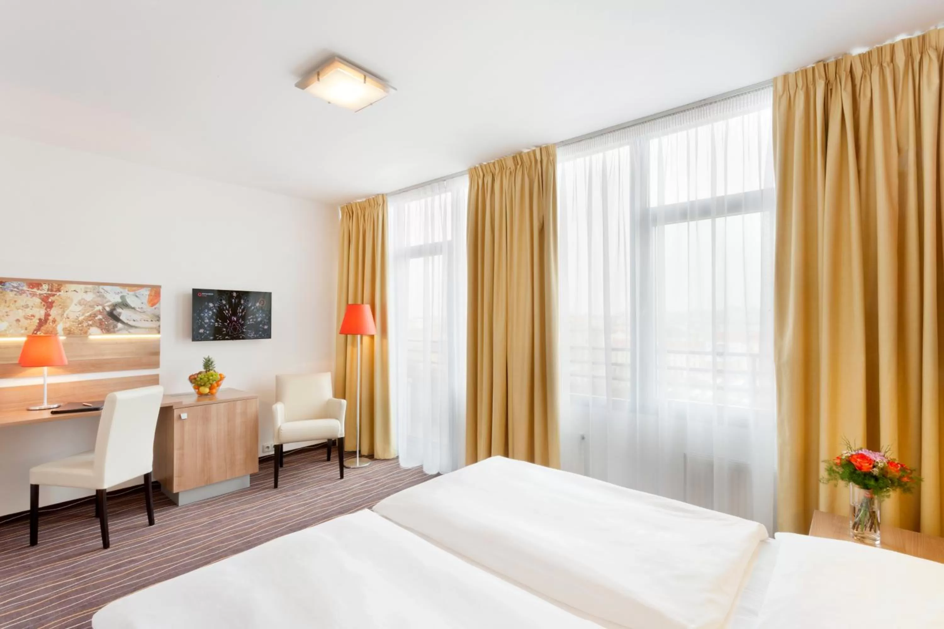 Photo of the whole room, Bed in Akcent hotel