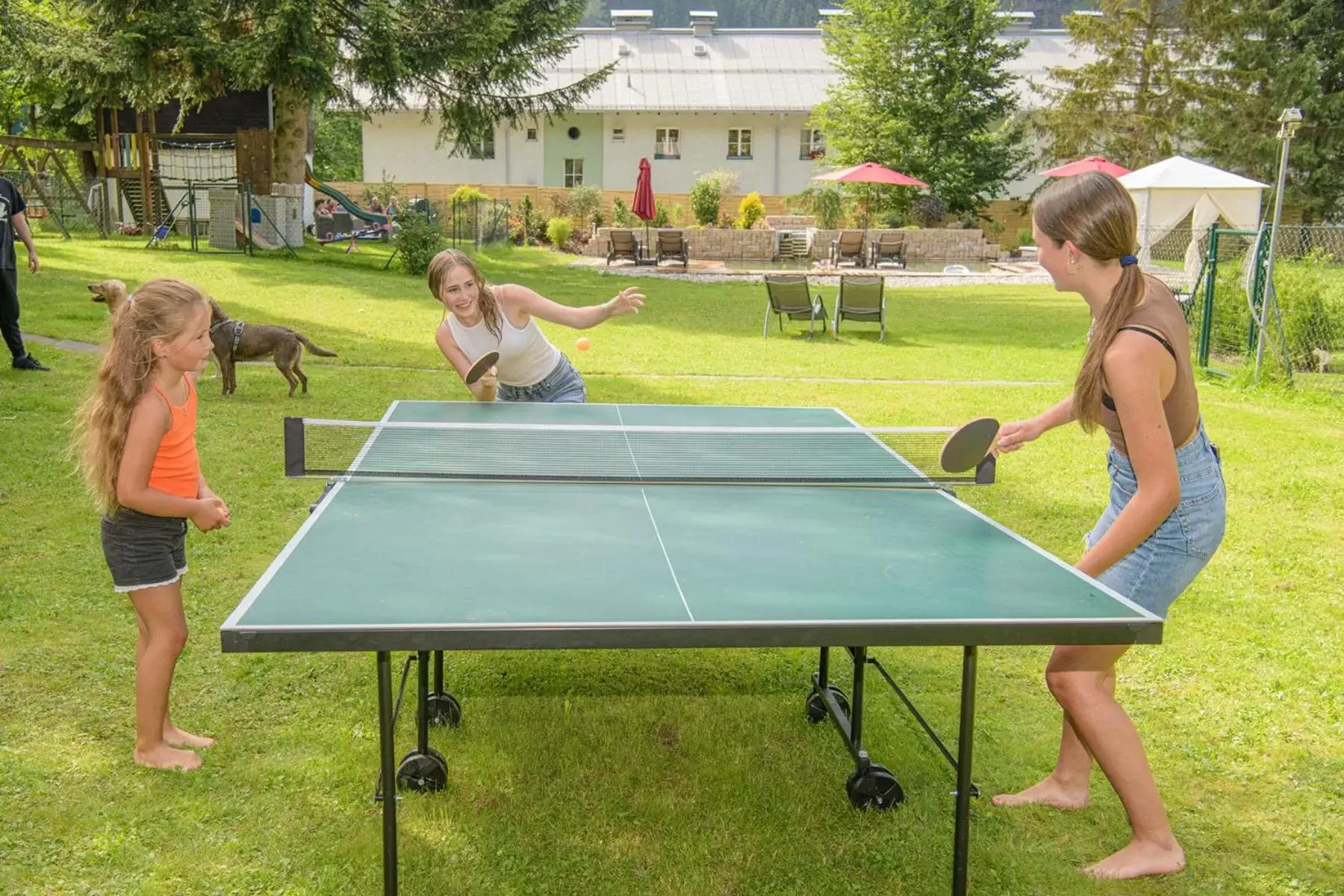 Table Tennis in Residenz Gruber, Hotel & Appartments