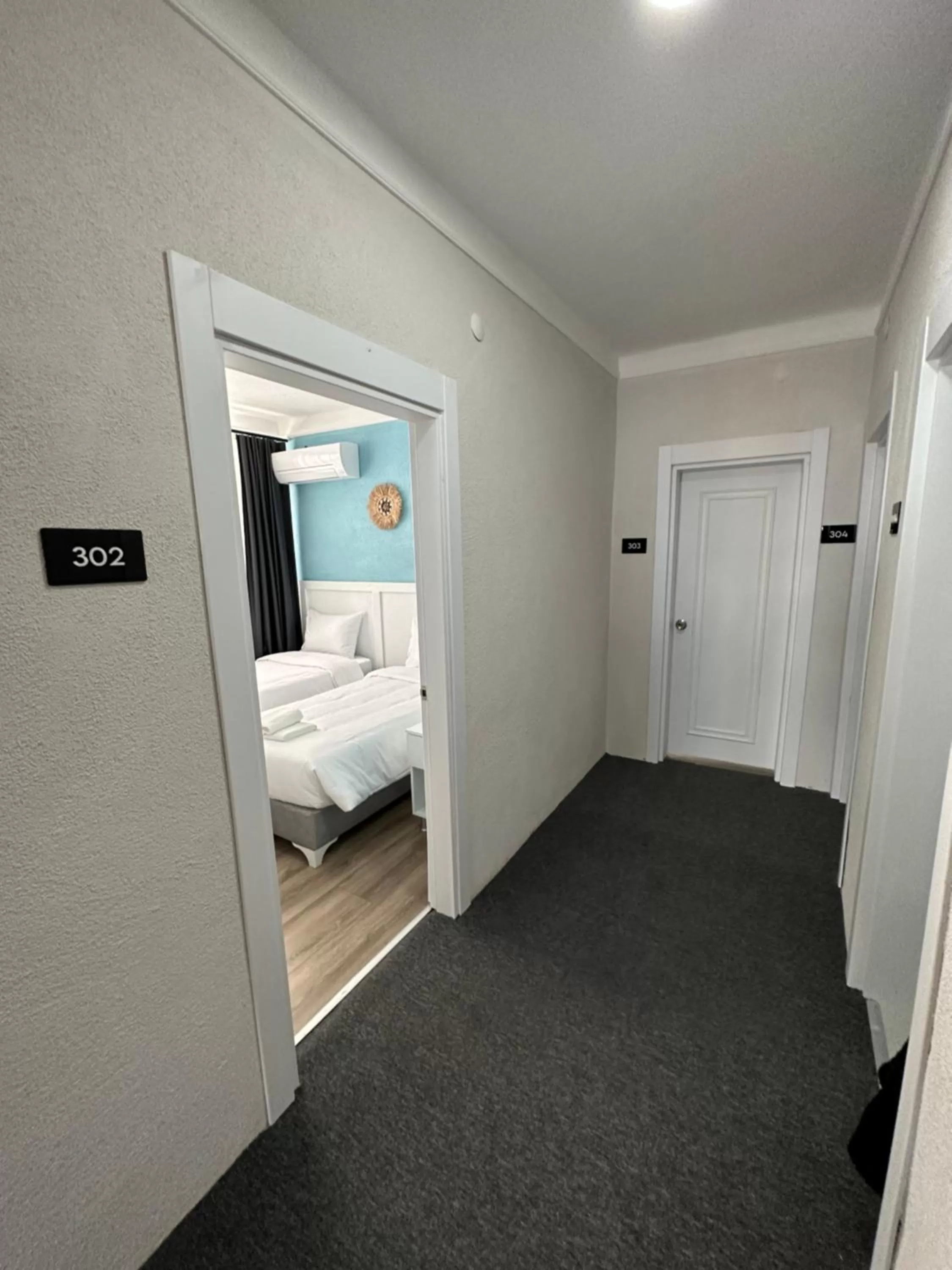 Bed in DERİN BUTİK HOTEL