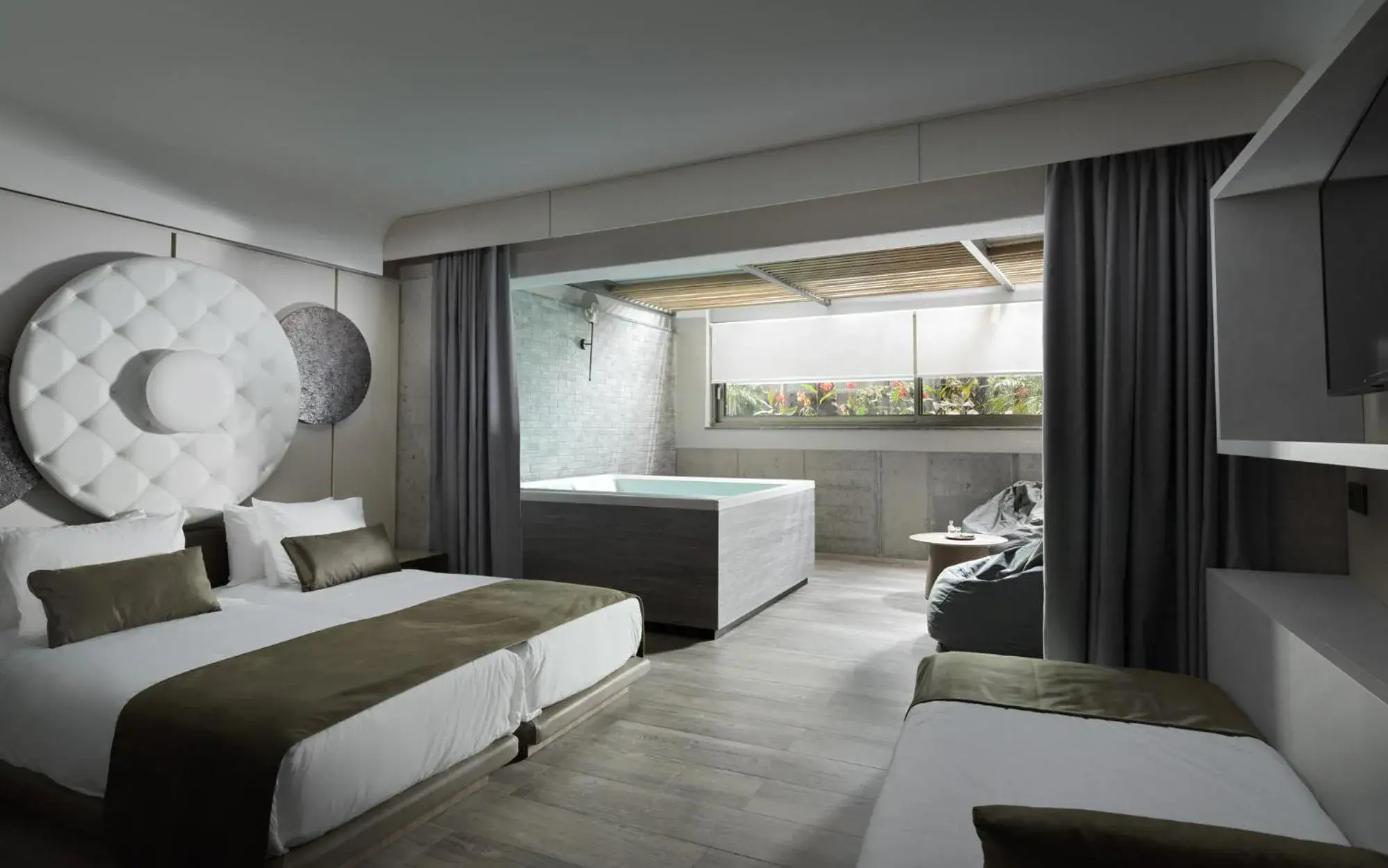 Bed in Nautilux Rethymno by Mage Hotels