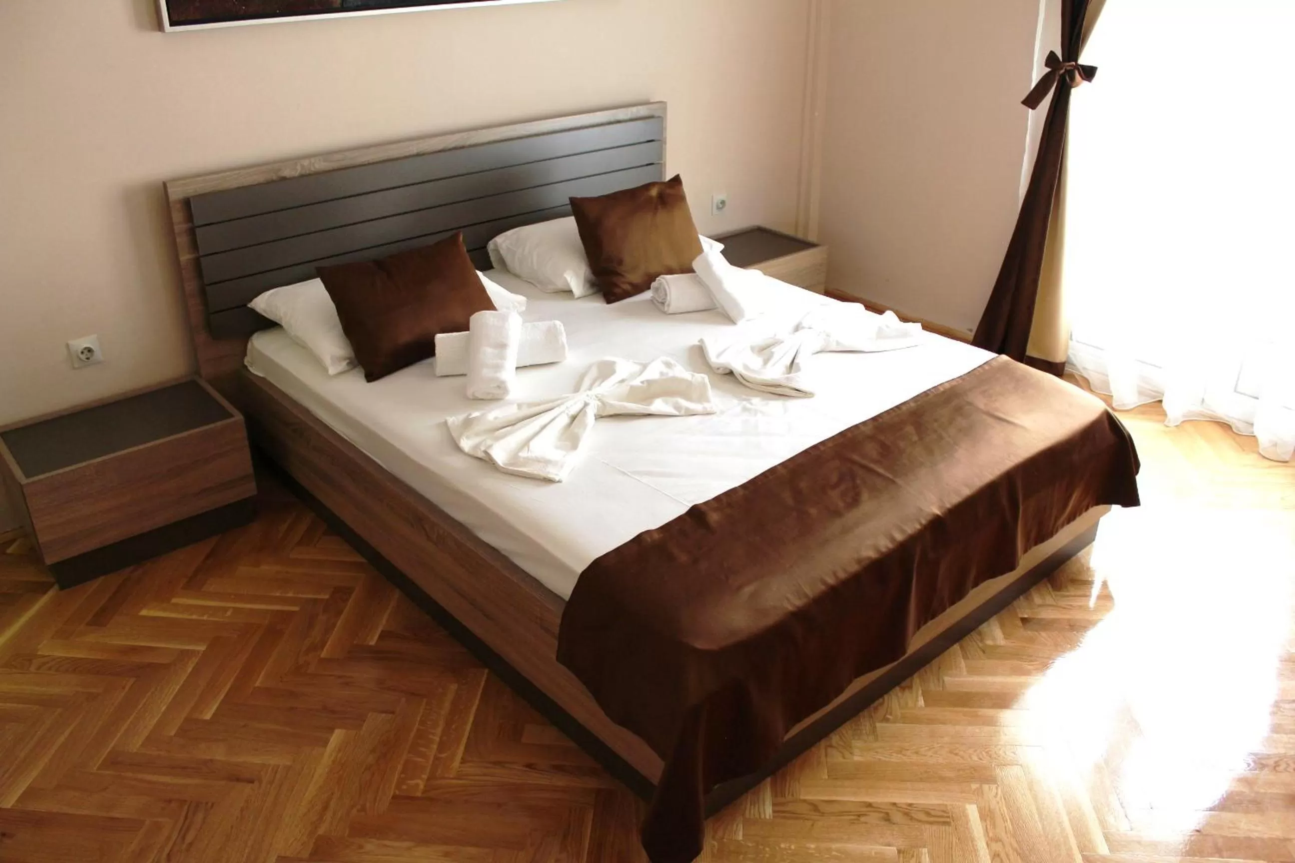 Bed in Hotel Crnogorska Kuća