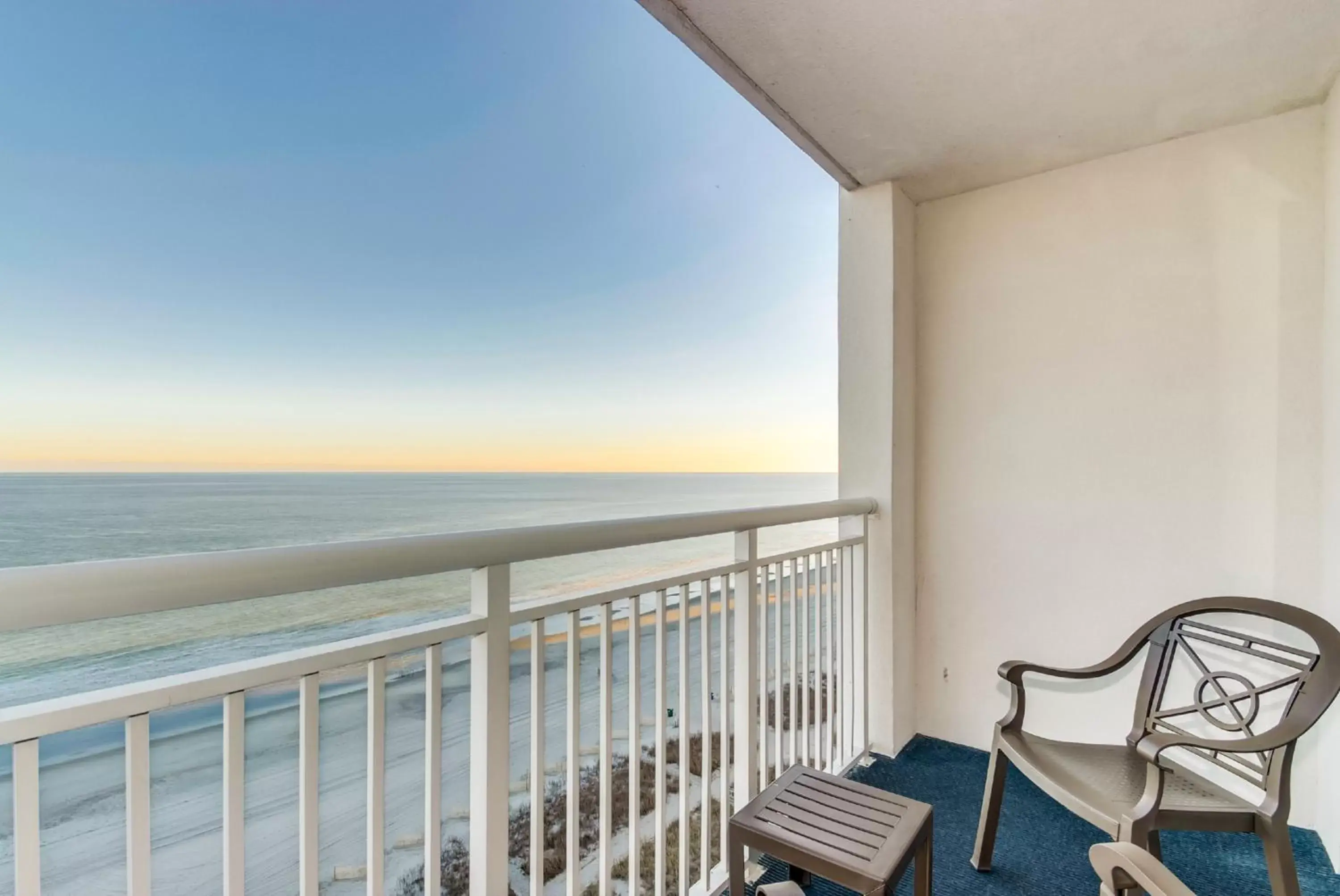 Balcony/Terrace in Oceanfront Condo Camelot By the Sea