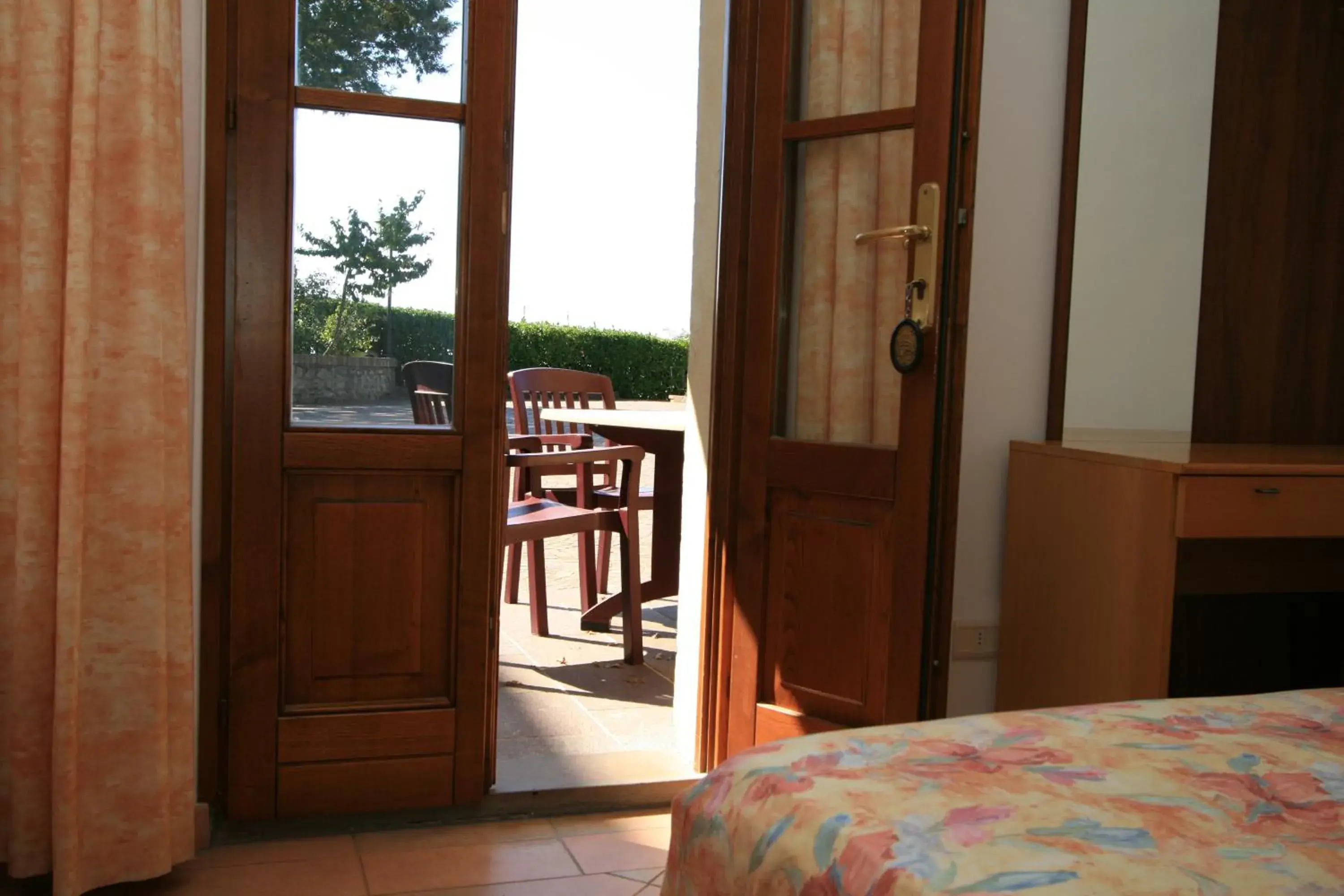 Bedroom, Balcony/Terrace in Villa Nencini