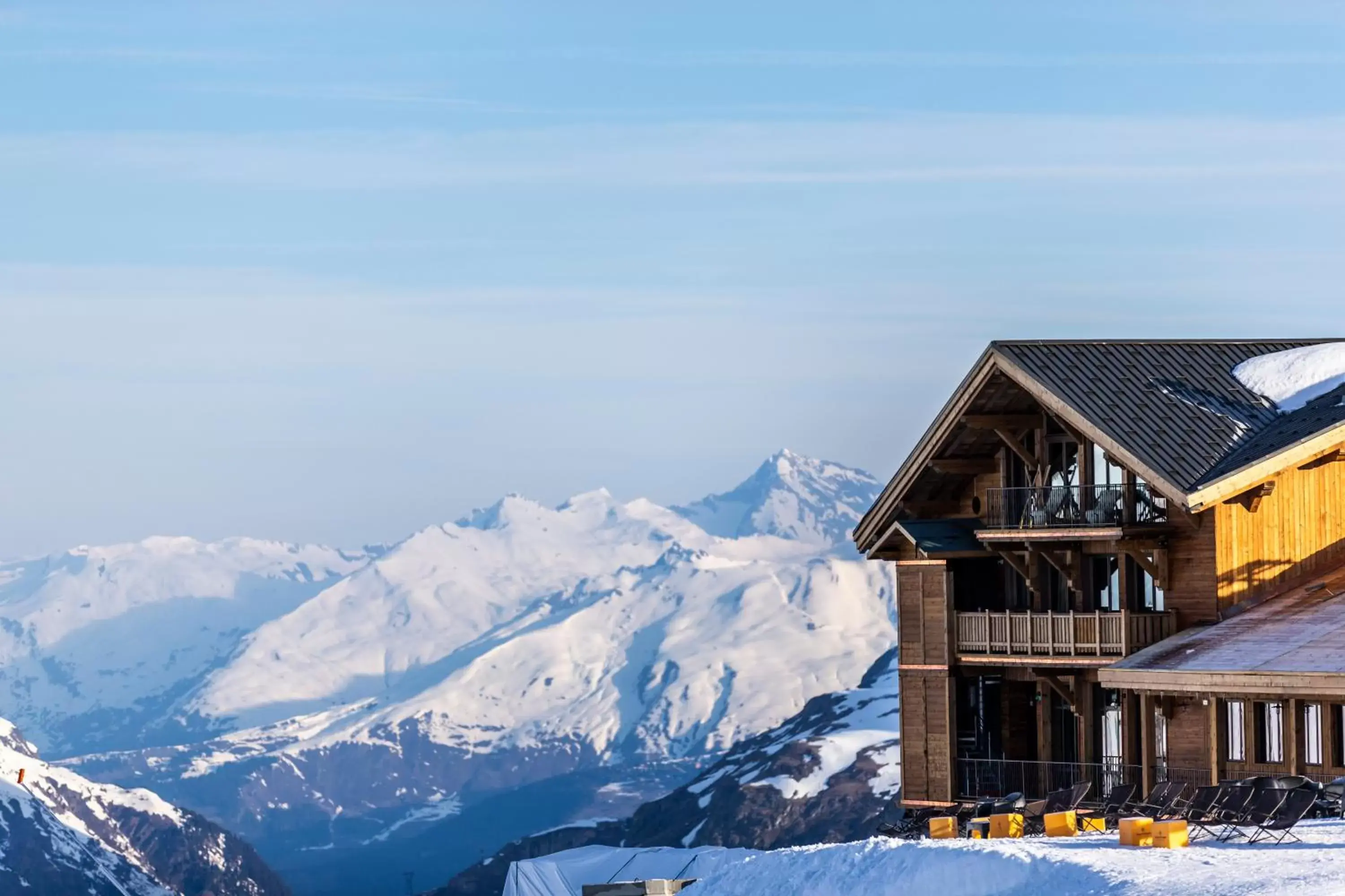 Property building, Winter in Le Refuge de Solaise - 2551 m Altitude