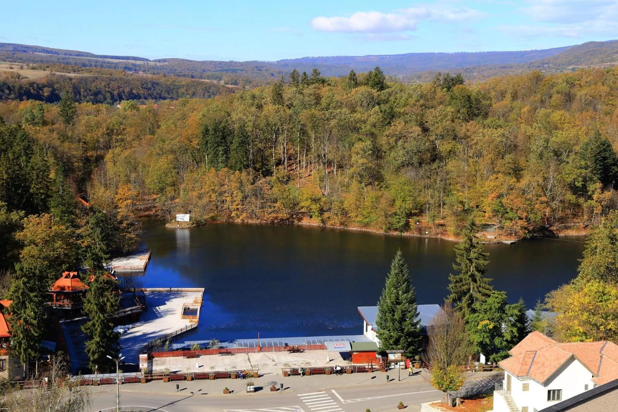 Lake view in Ensana Sovata