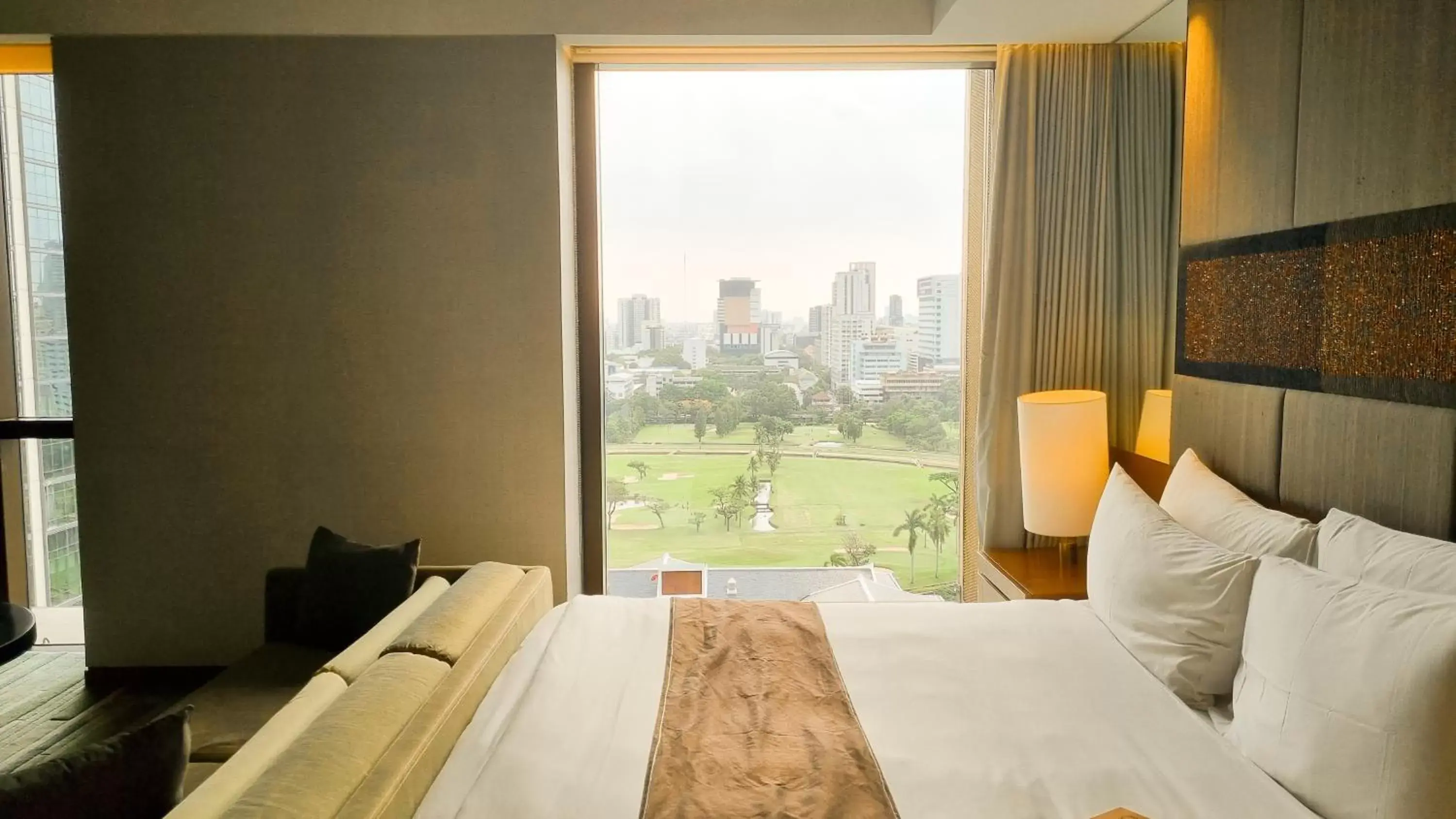 View (from property/room), Bed in Hansar Bangkok - SHA Extra Plus