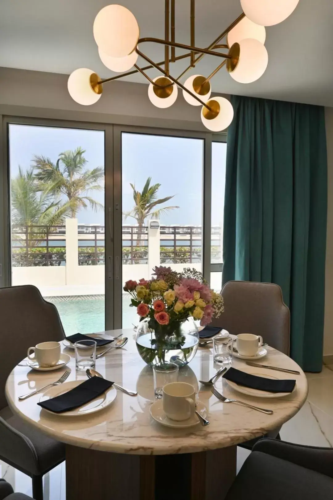 Dining area, Restaurant/Places to Eat in Jannah Hotel Apartments & Villas