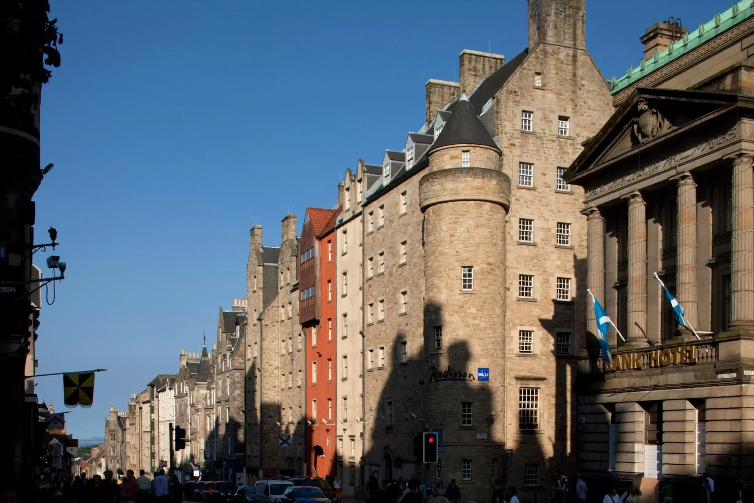 Facade/entrance in Radisson Blu Hotel, Edinburgh City Centre