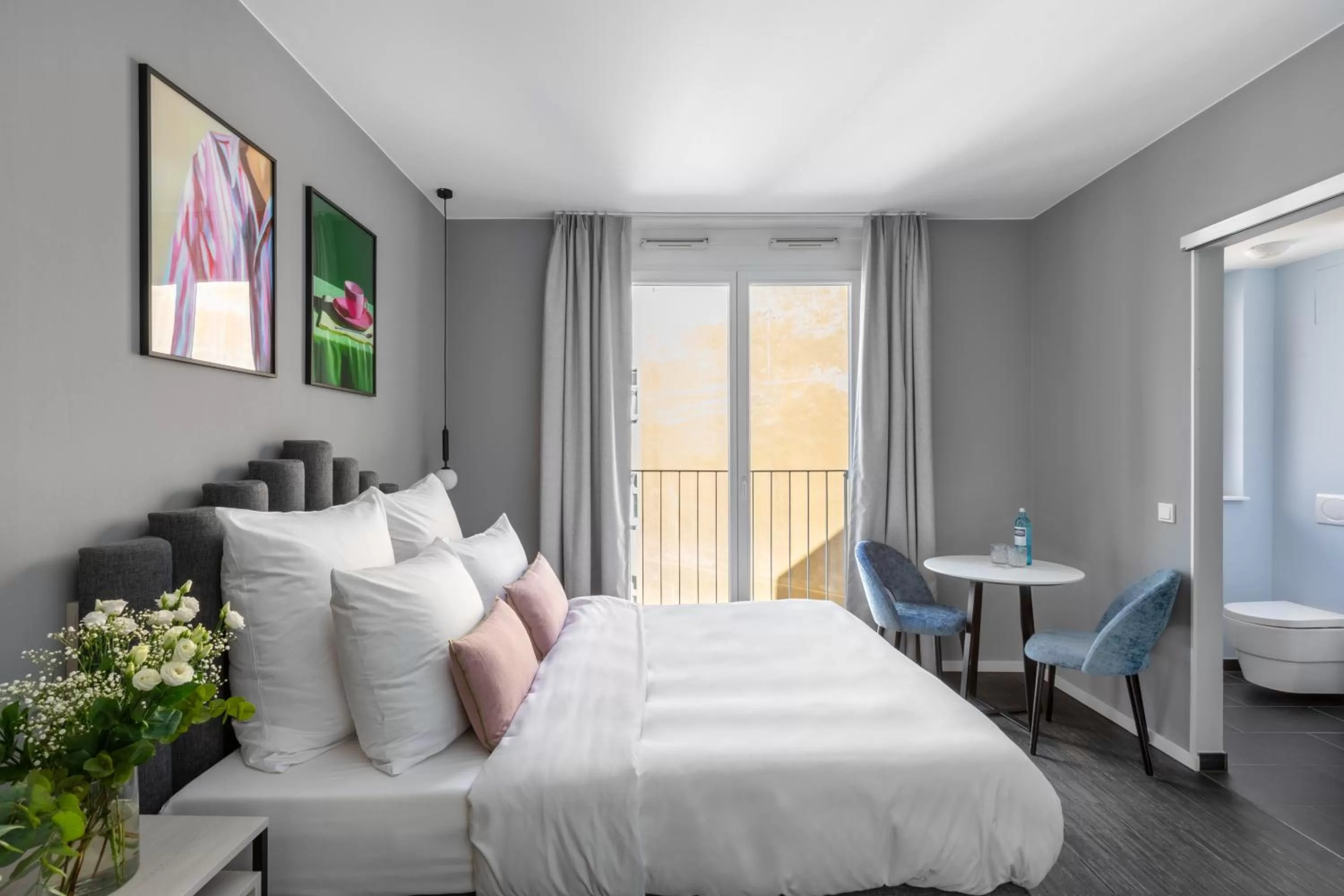 Bedroom, Bed in Numa Berlin Boxer