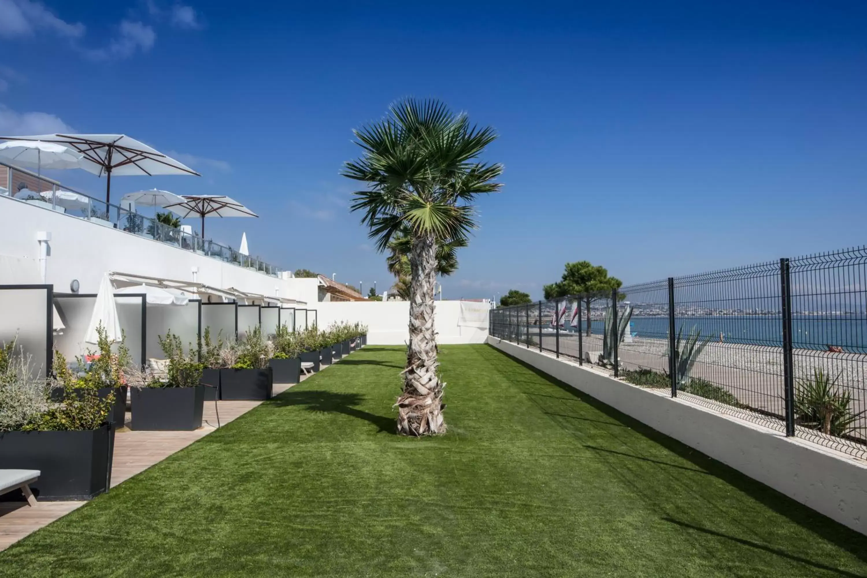 Garden in Mercure Villeneuve Loubet Plage