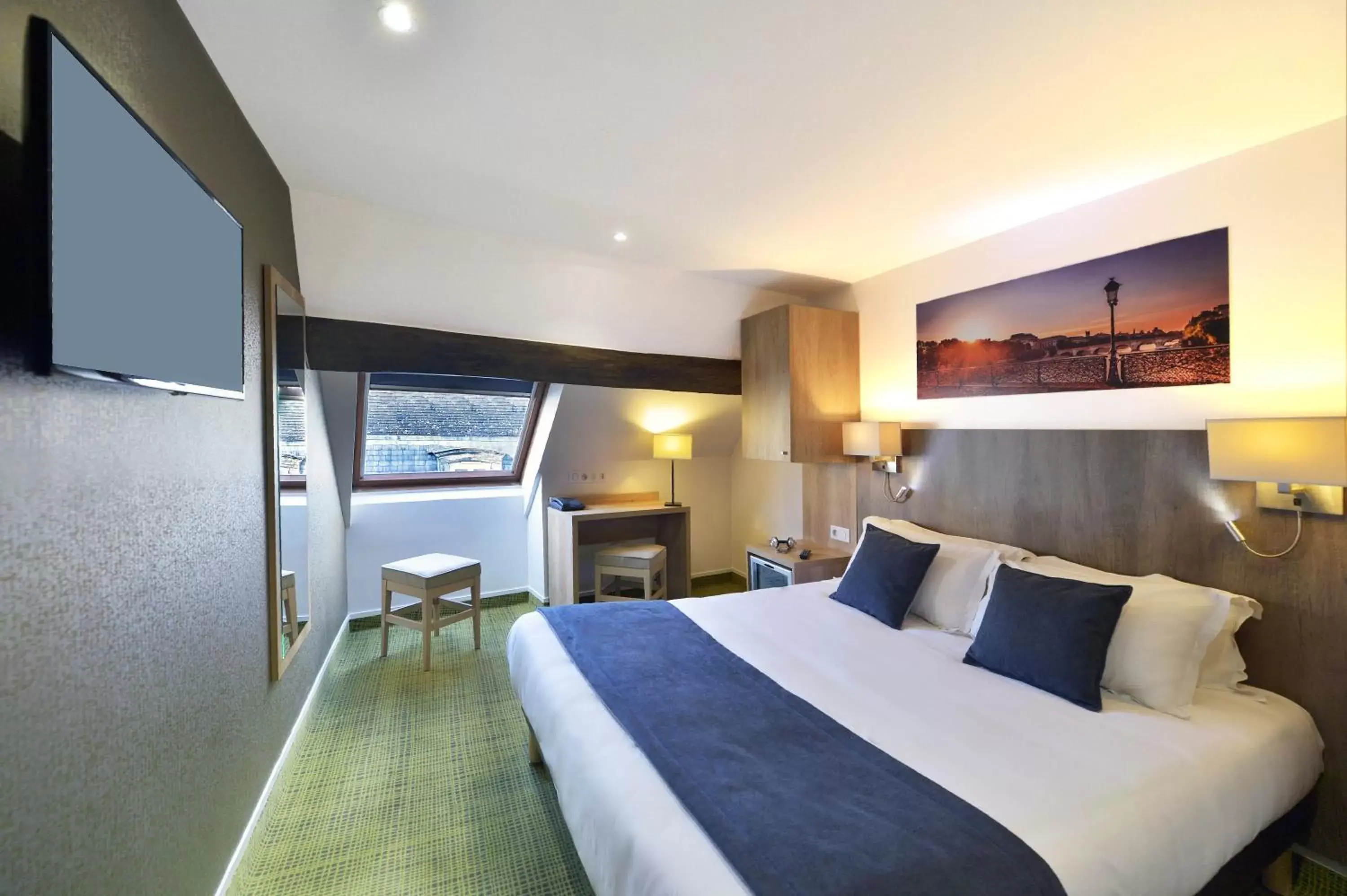 Bedroom, Bed in Hôtel Eugénie Bedroom, Bed in Hôtel Eugénie