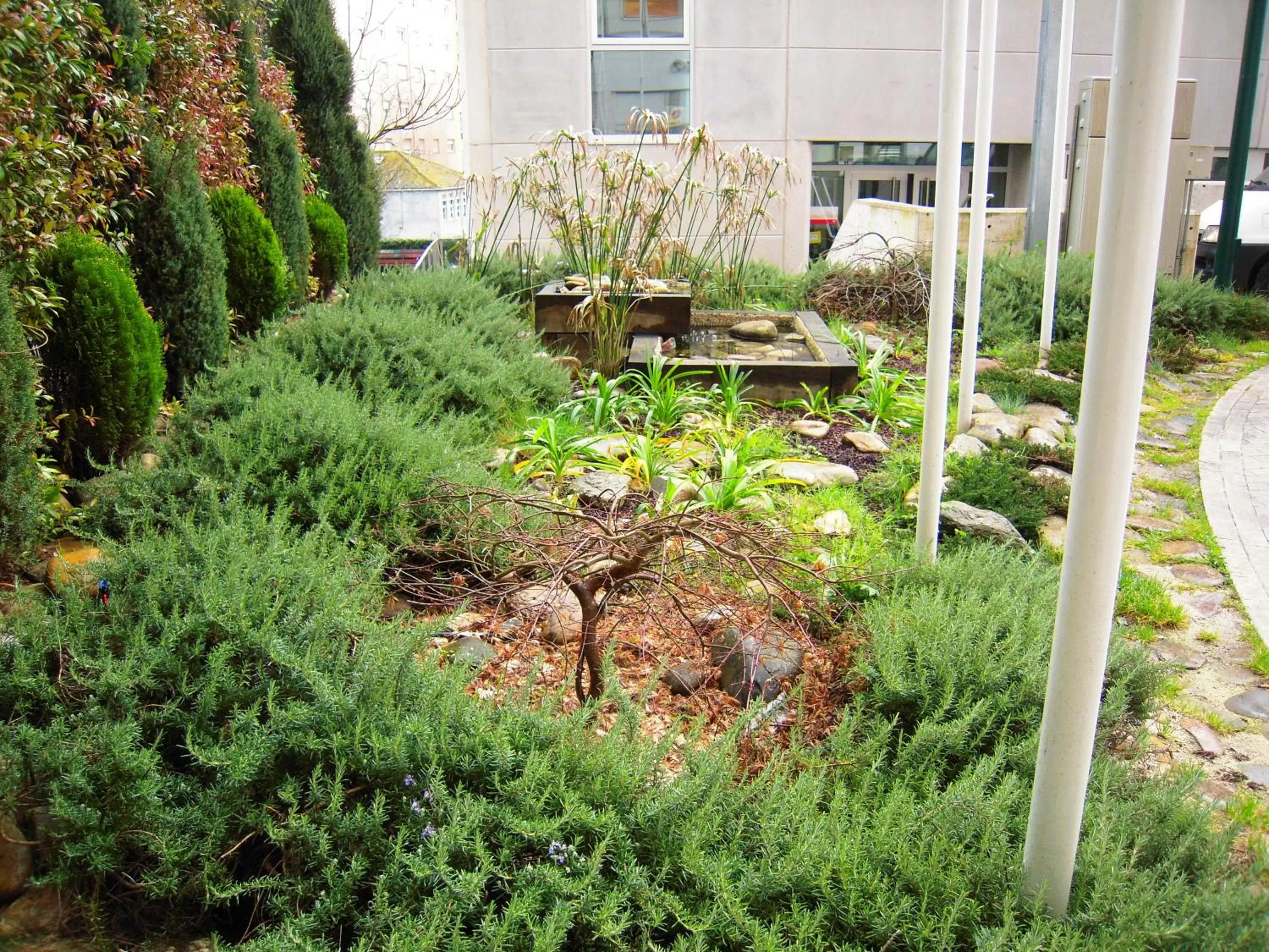 Garden in Hotel Apartamentos Ciudad de Lugo