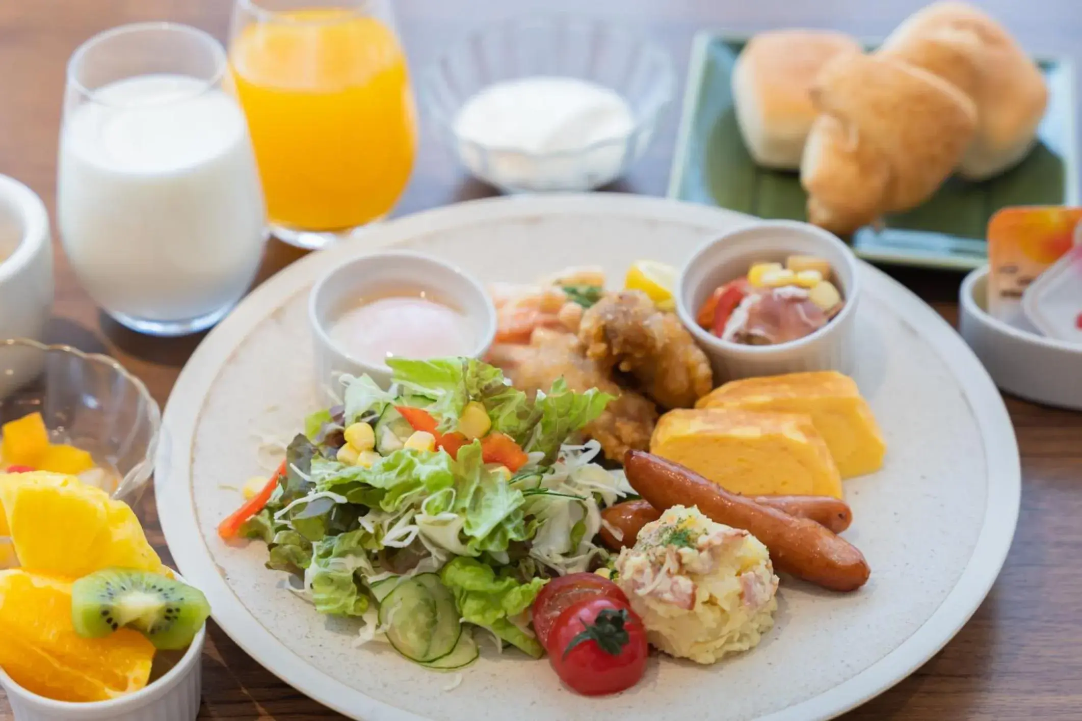 Breakfast in Hotel Katsuyama Premiere